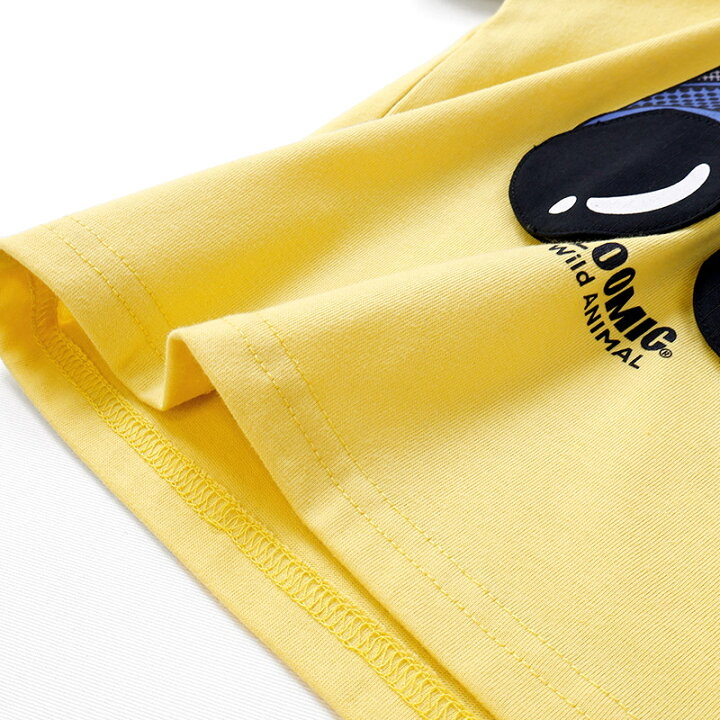 🇯🇵預訂 日本直送🇯🇵Zoomic兩色望遠鏡翻蓋前後印花撞色短袖T恤