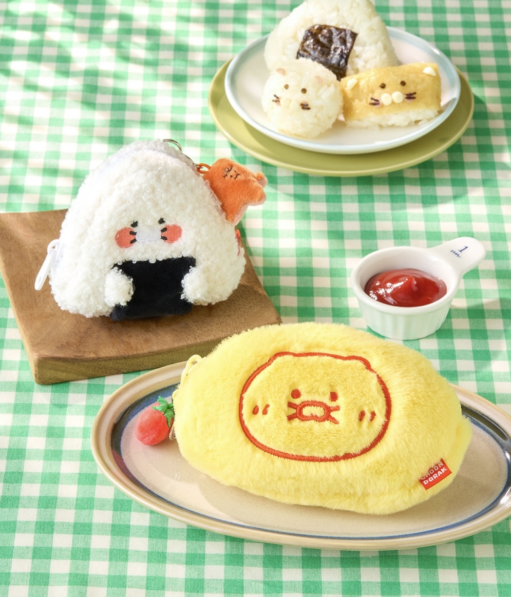 Kakao Friends 春植便當系列 毛絨收納小包