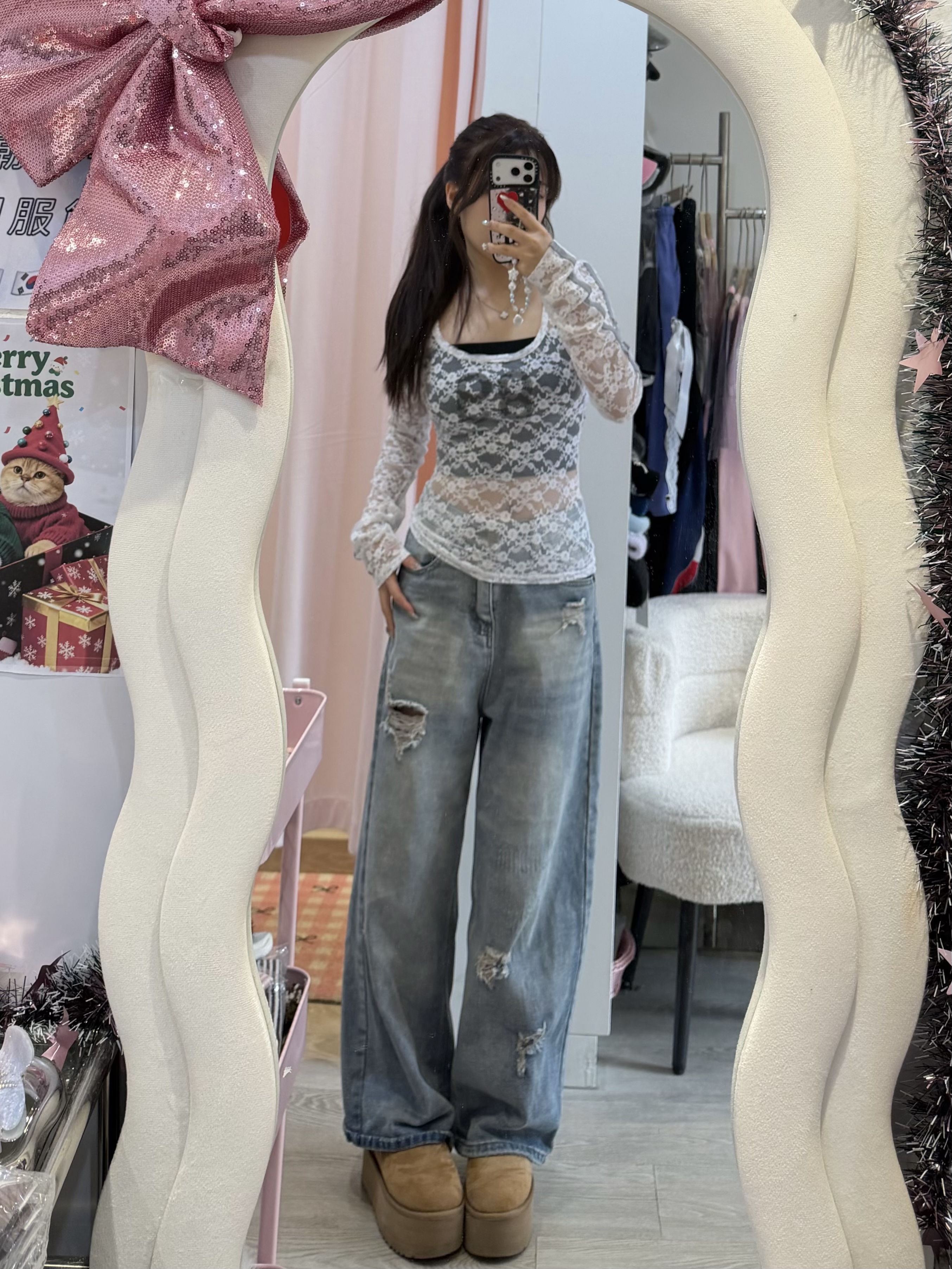 已售罄❌韓國Lacy 89透透外撘長袖