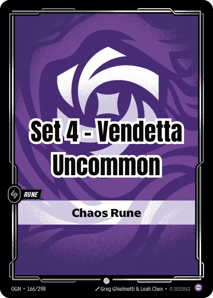 Vendetta - Uncommen- Chaos Rune (Set 4)