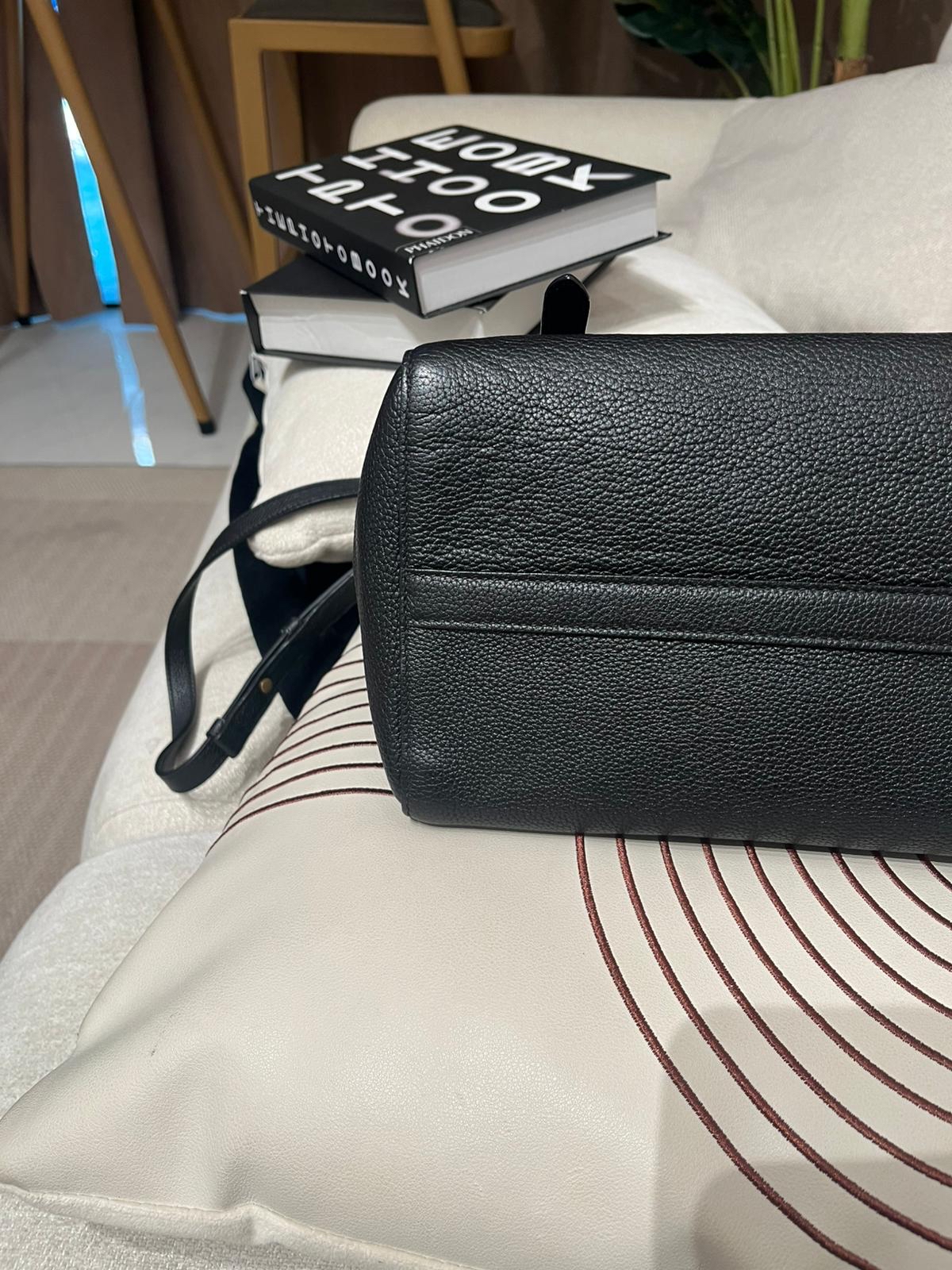 PRADA Calfskin 2 way bag so back 黑色小牛皮兩用袋  100%Authentic, 98%New ✅Dust bag