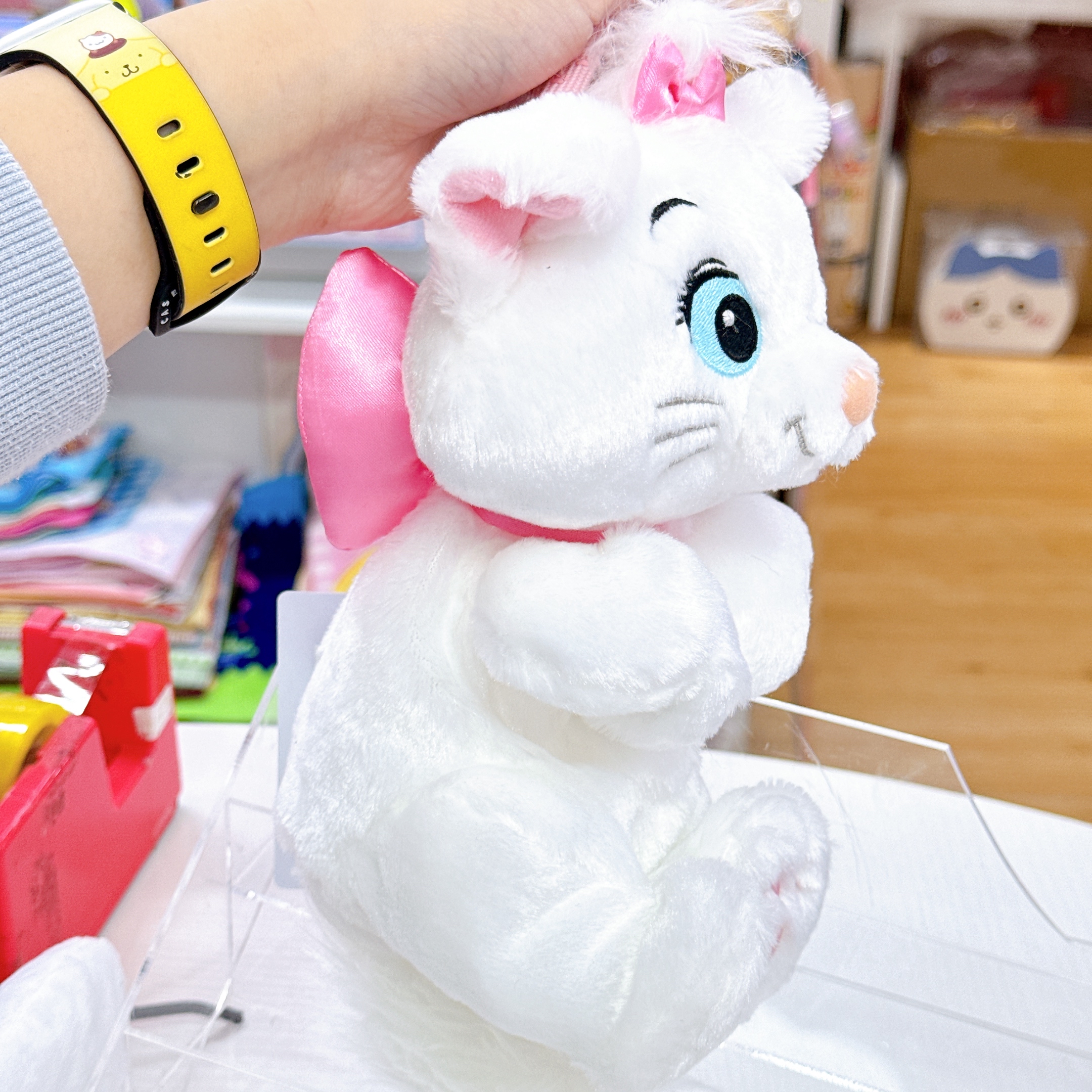 日本直送東京迪士尼 marie系列公仔斜孭袋