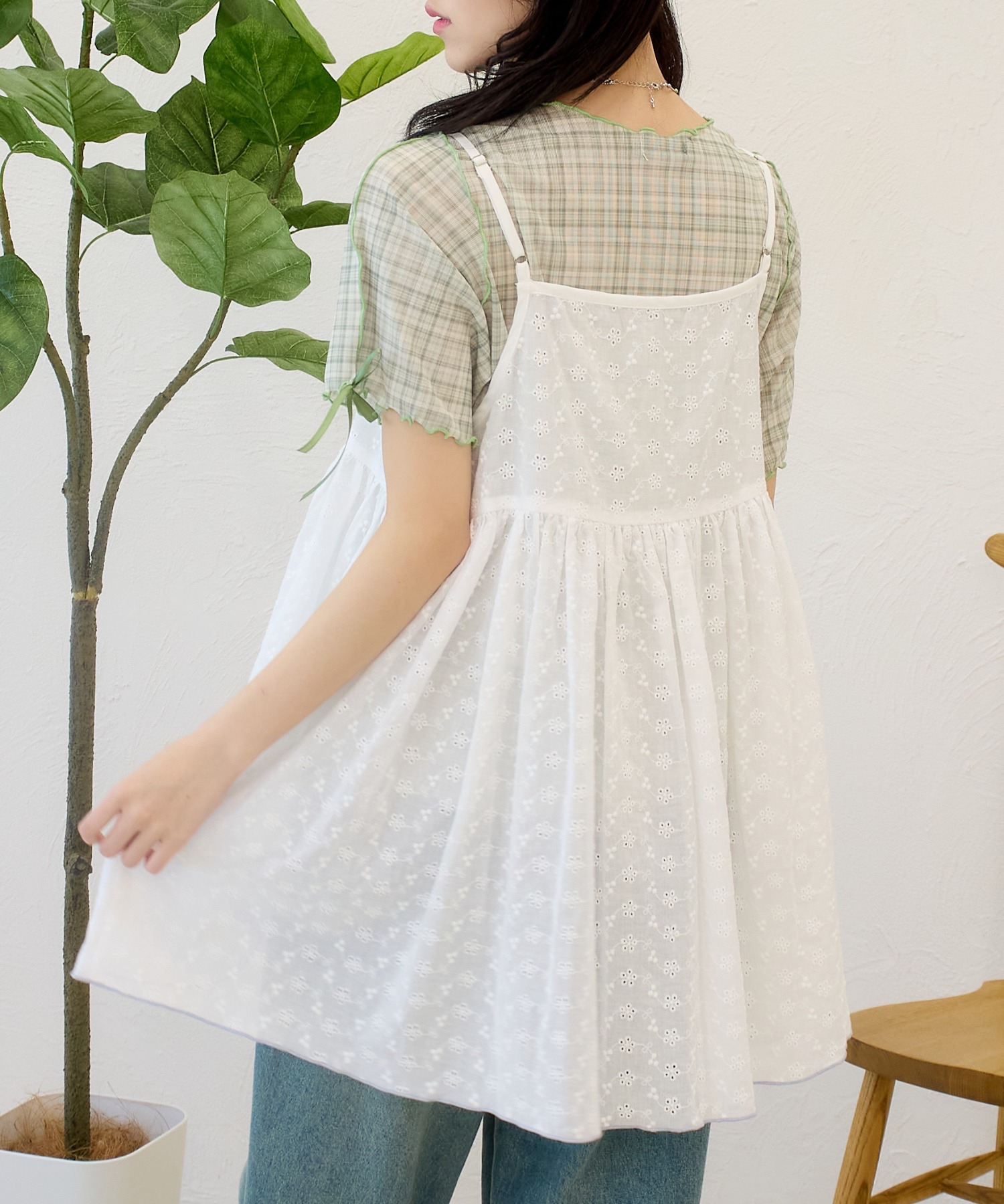 抽繩蝴蝶結吊帶【JOT005】