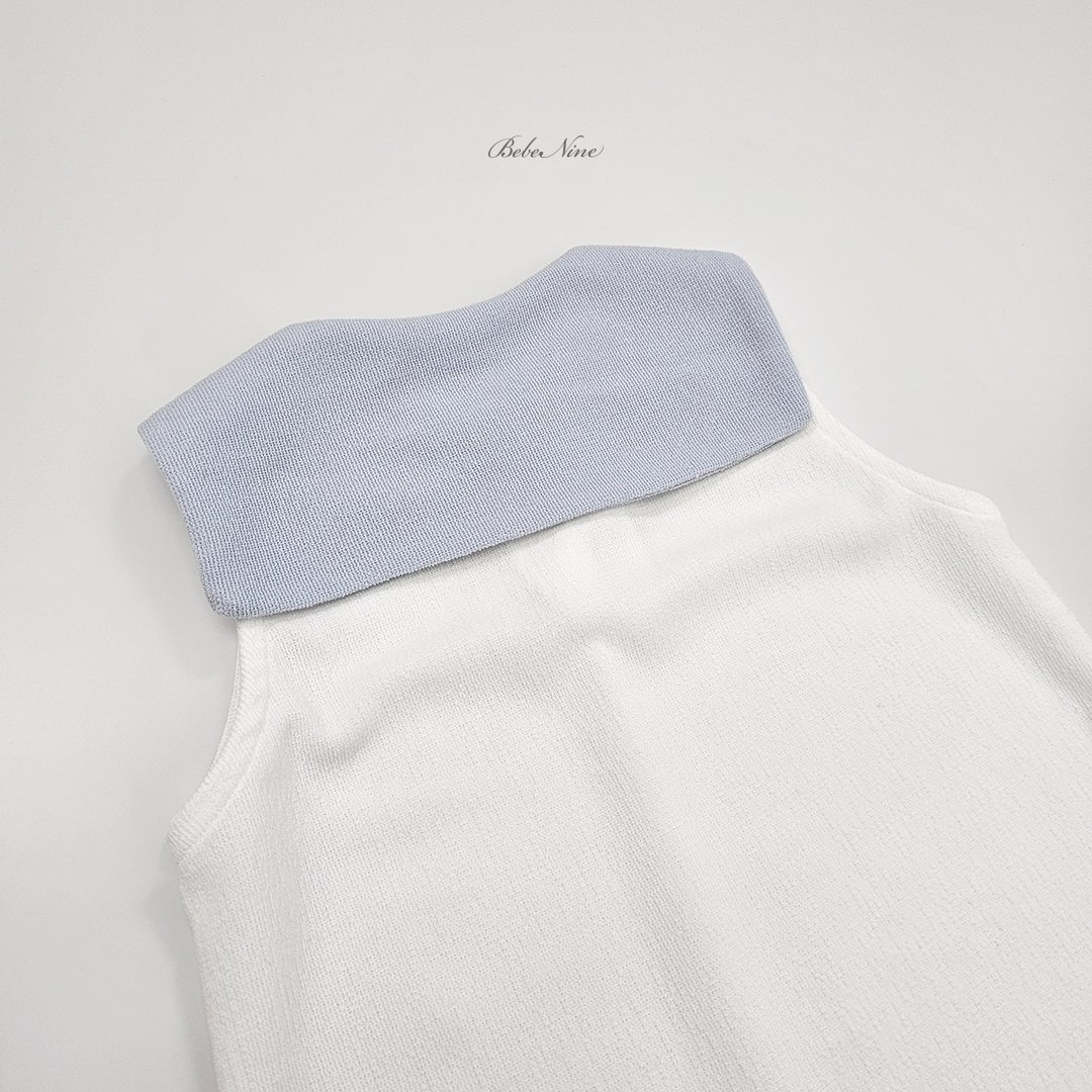 Collar Sleeveless Set