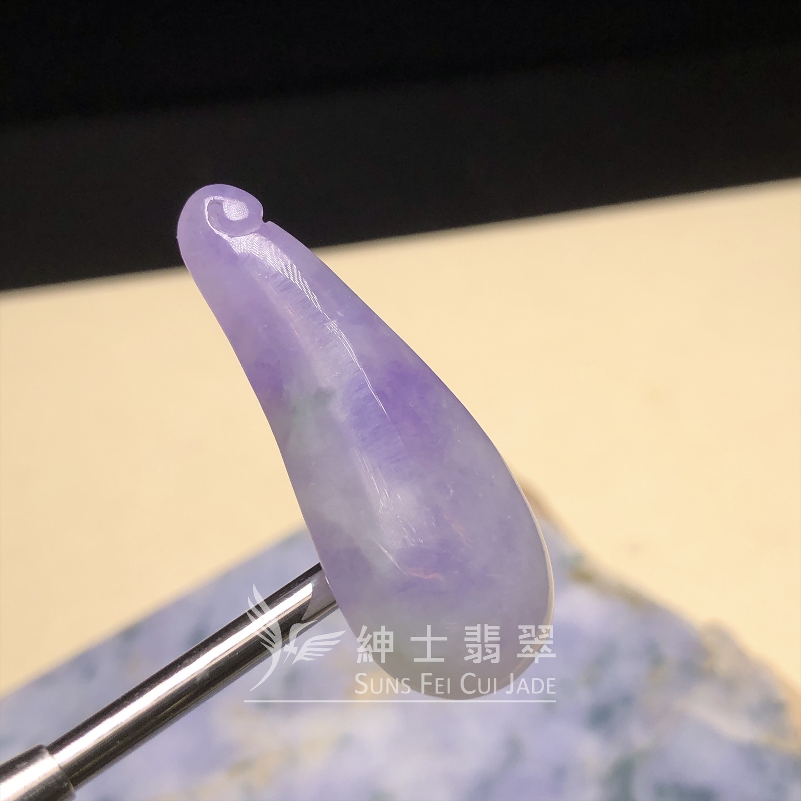 濃紫飄藍花福瓜  B08565