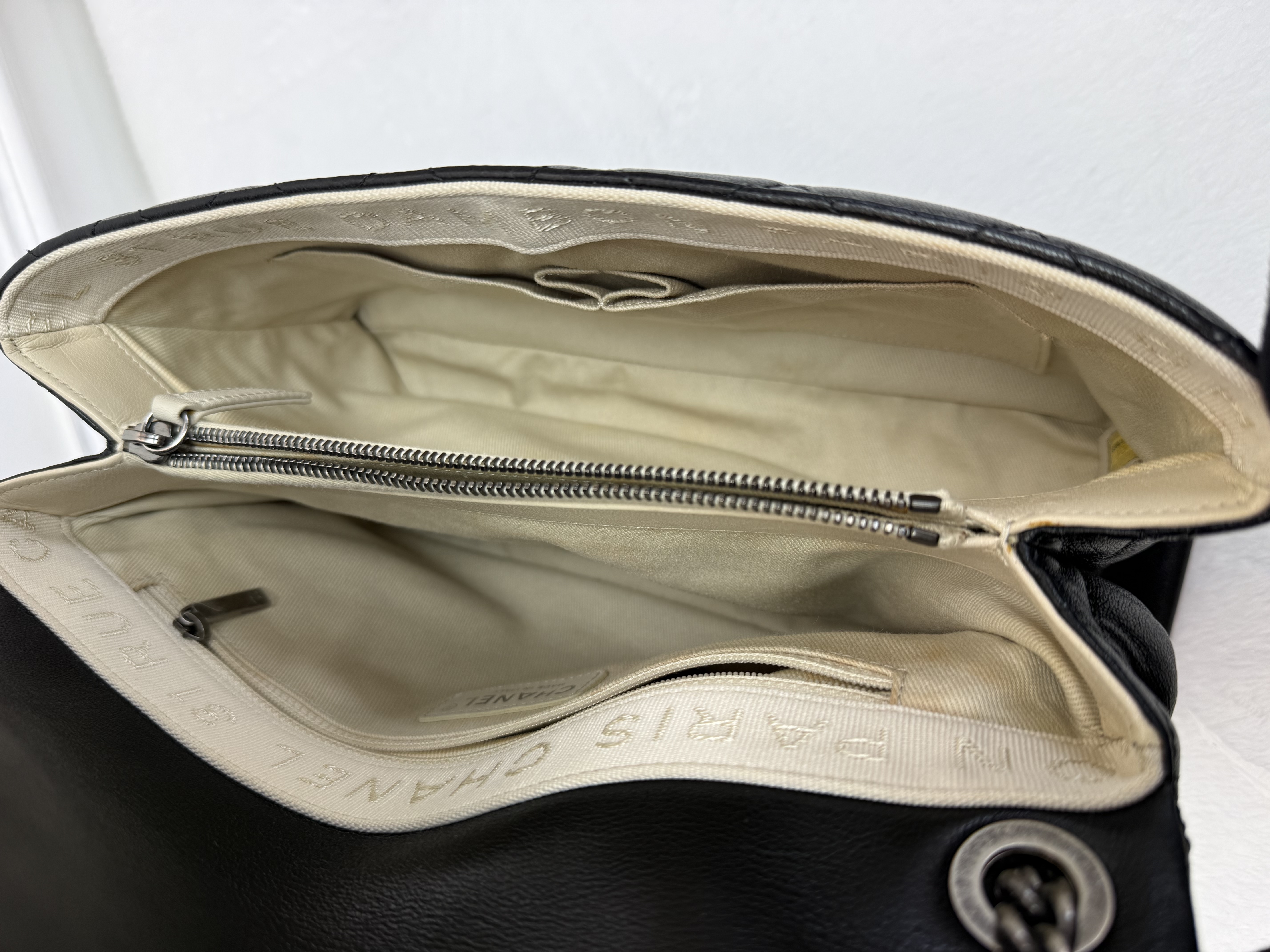 🖤保值經典中古款 Chanel CF系列 zipped shoping bag