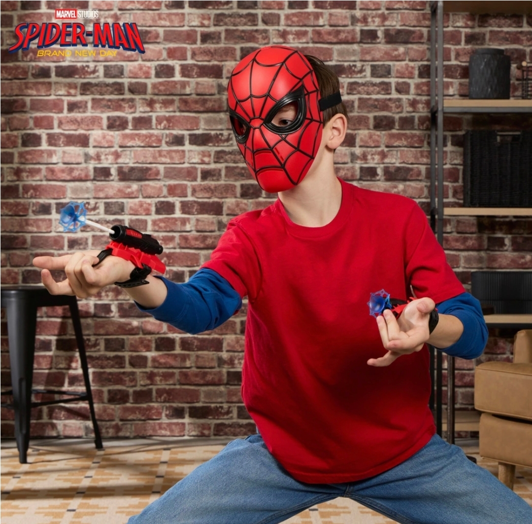 正版 Marvel Spider-Man 英雄重生 Brand New Day 蜘蛛俠面具雙手蜘蛛網發射器套裝
