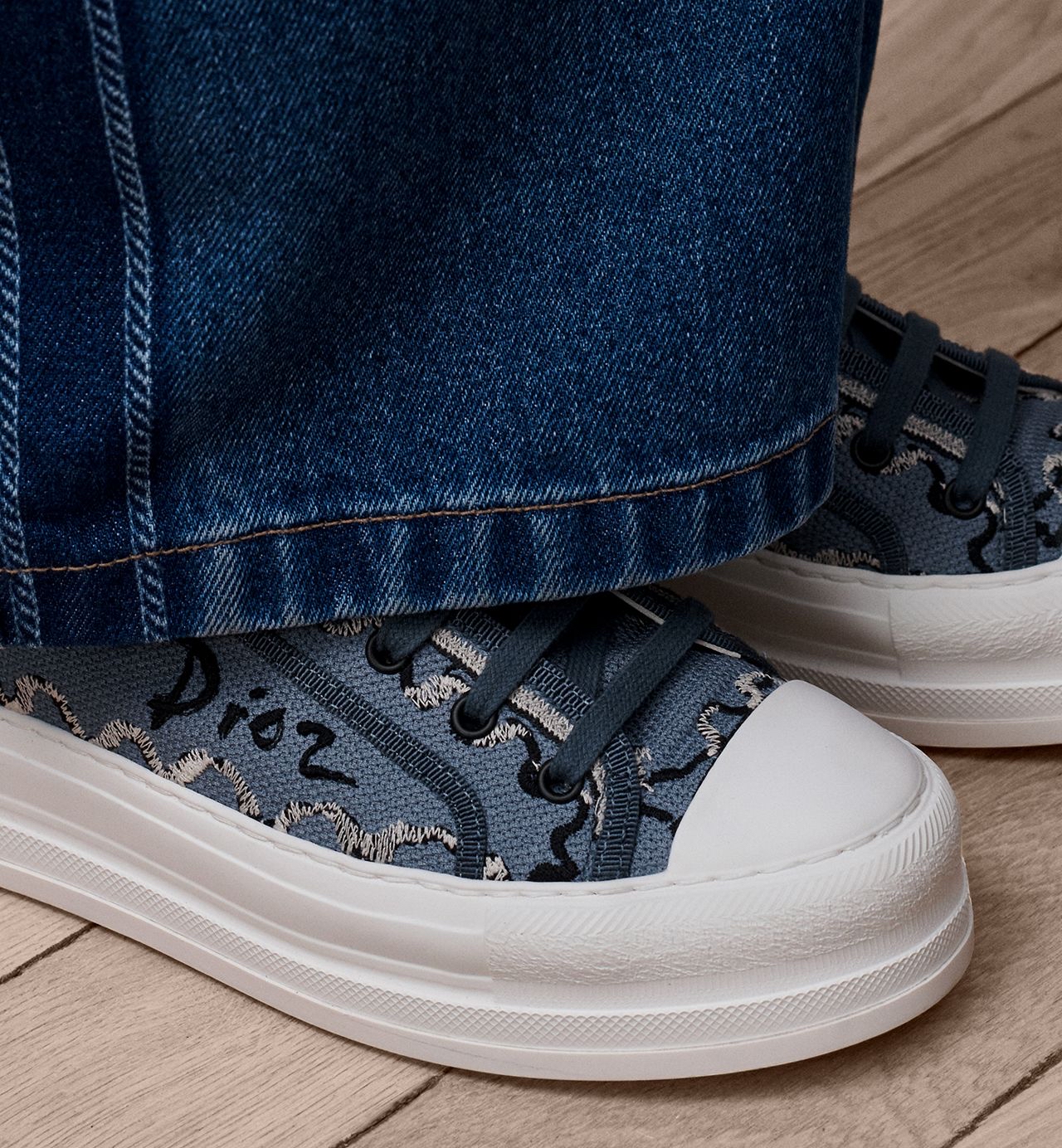 限時優惠✨新款🆕訂貨📮Dior Dioriviera Walk'n'Dior Platform sneaker   Size 36.5/37/37.5/39