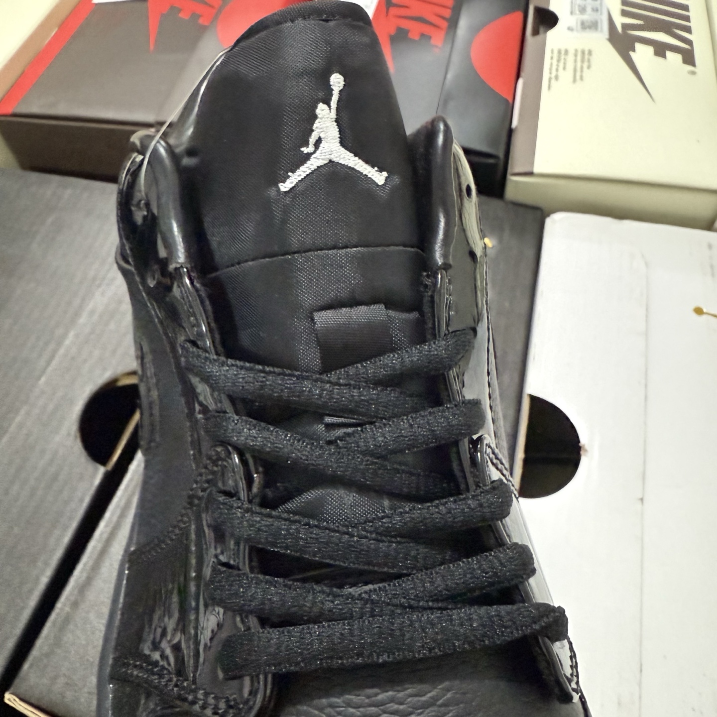 Nike Air Jordan 1 Low SE "Patent Elephant Black" HJ7743-010 