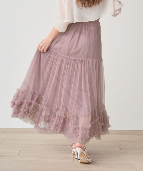 <JP> 超限量！薄紗 Ruffles 蓬蓬裙* 4色入 <預購>