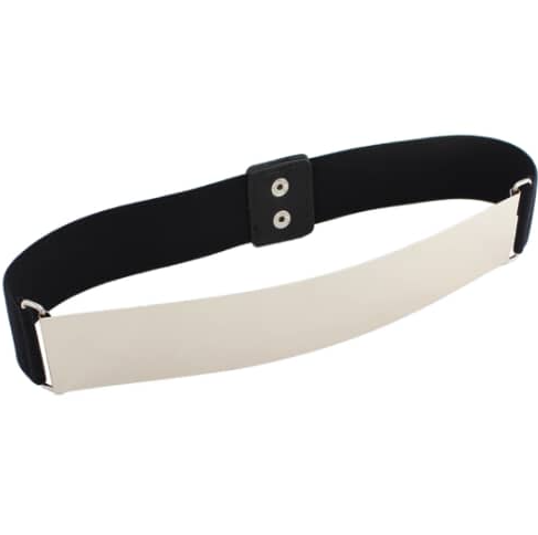 Mirror Front Elastic Belt