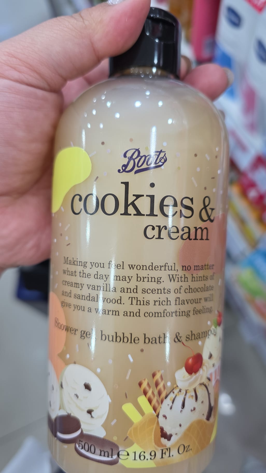 boots shower gel, bubble bath & shampoo 3in1