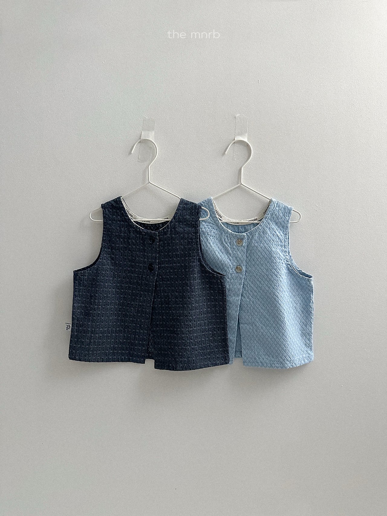 Minirobe | Dla denim sleeveless (Deep-blue XL100-110)