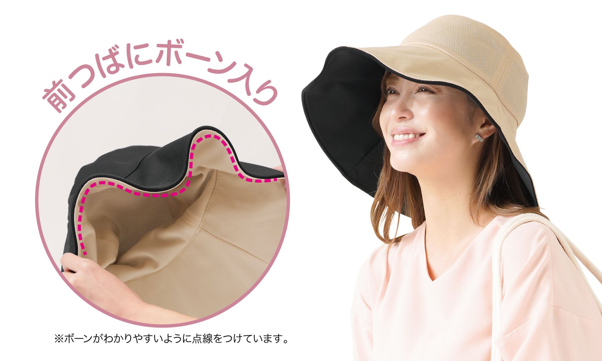 日本 Needs Labo 防紫外線99% 可折疊雙面帽 平行進口