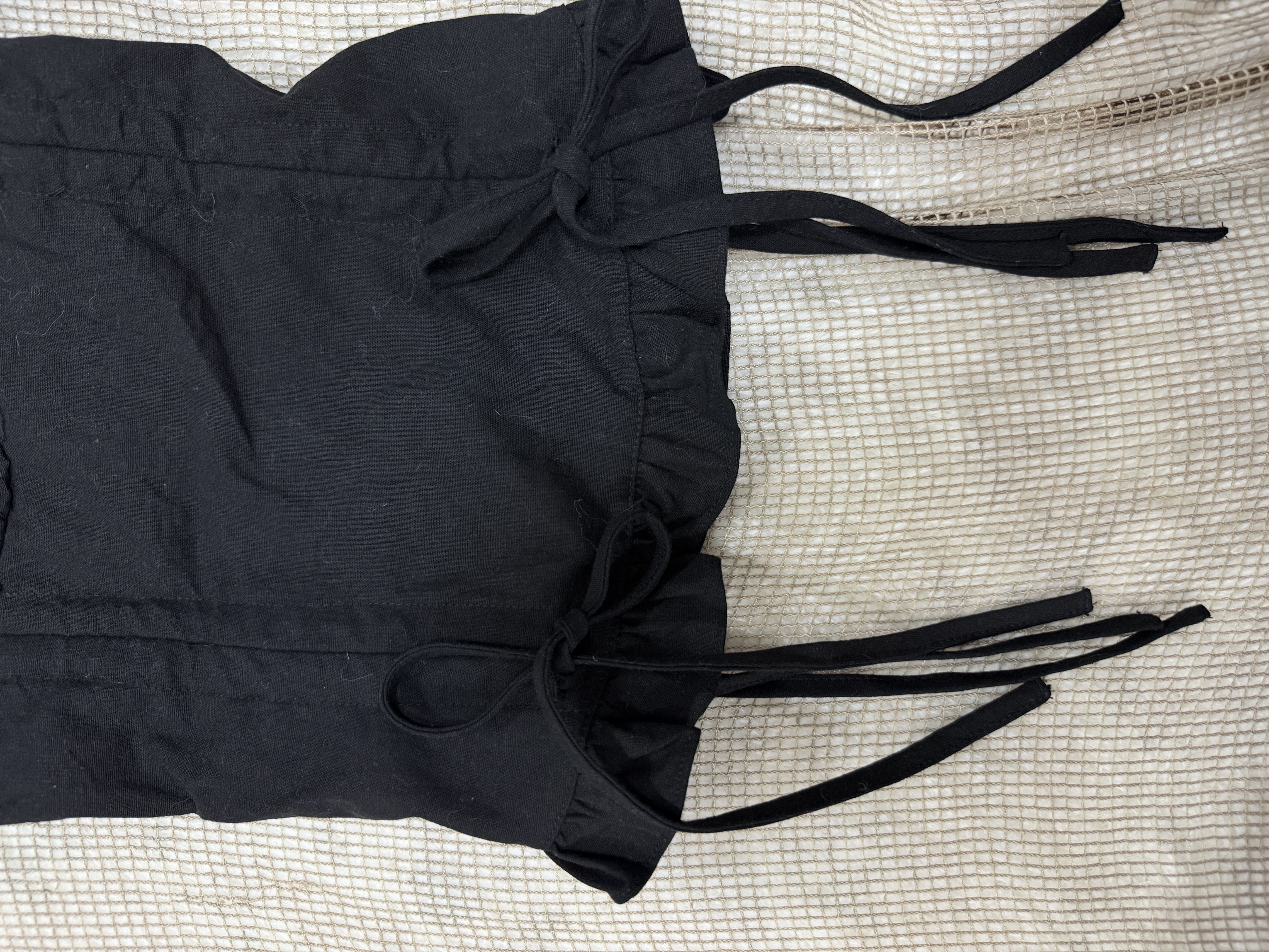 Goth Coquette Ruched Corset Top