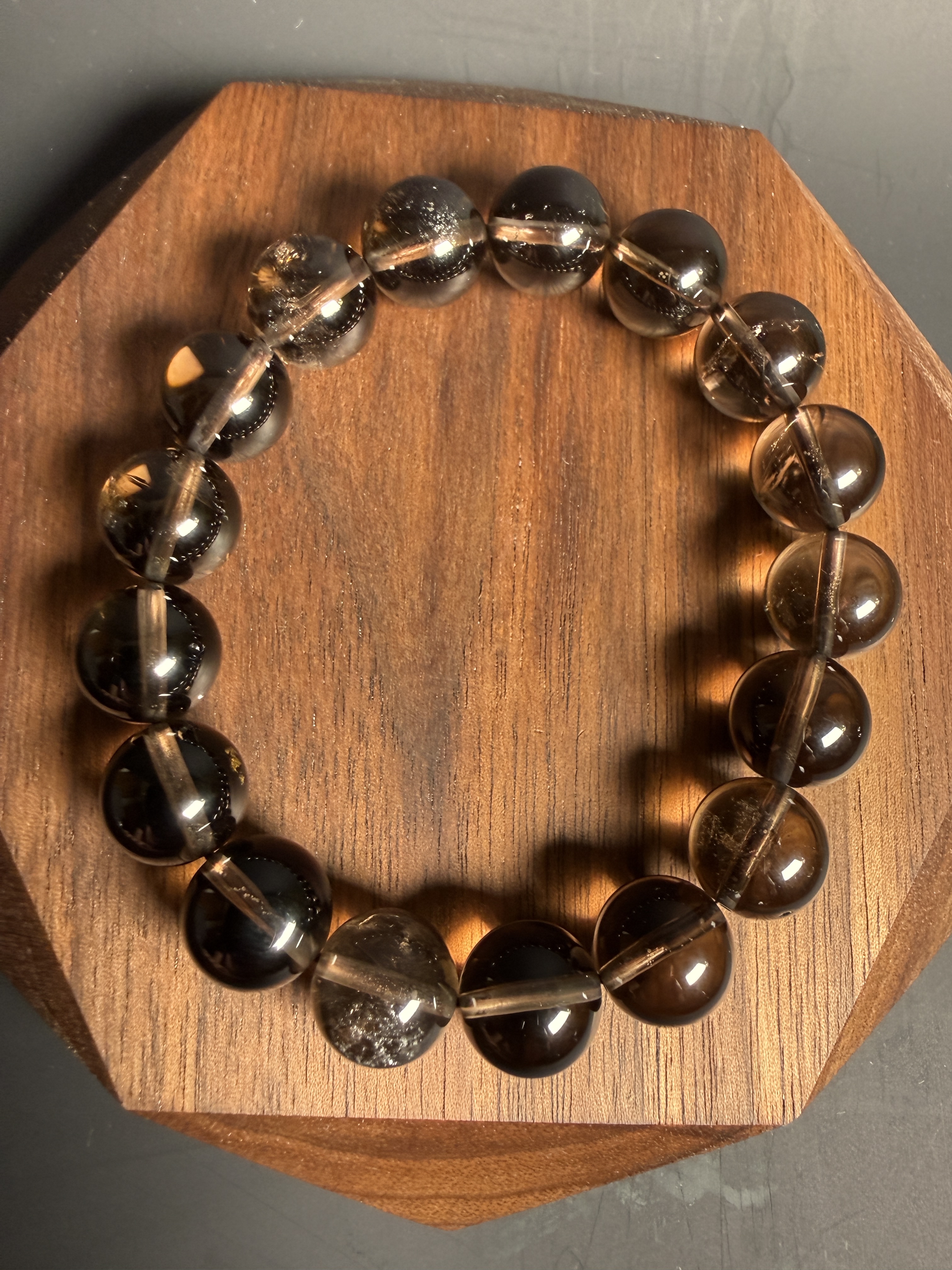 茶晶手串 (12mm) (option 1)