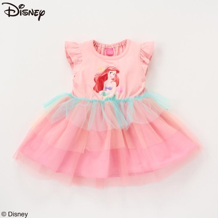 🇯🇵限時預訂 日本直送🇯🇵美人魚印花薄紗荷葉邊連身裙