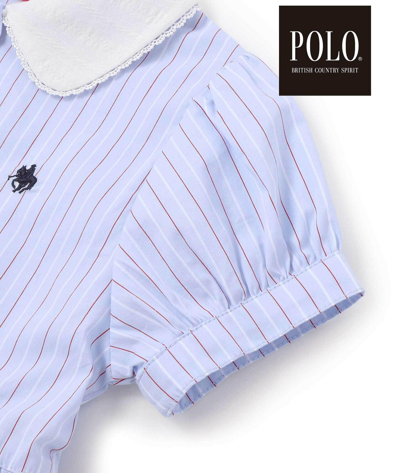 🇯🇵預訂 日本直送🇯🇵Slap Slip x Polo Bcs兩色標誌刺繡蝴蝶結翻領短袖連身裙