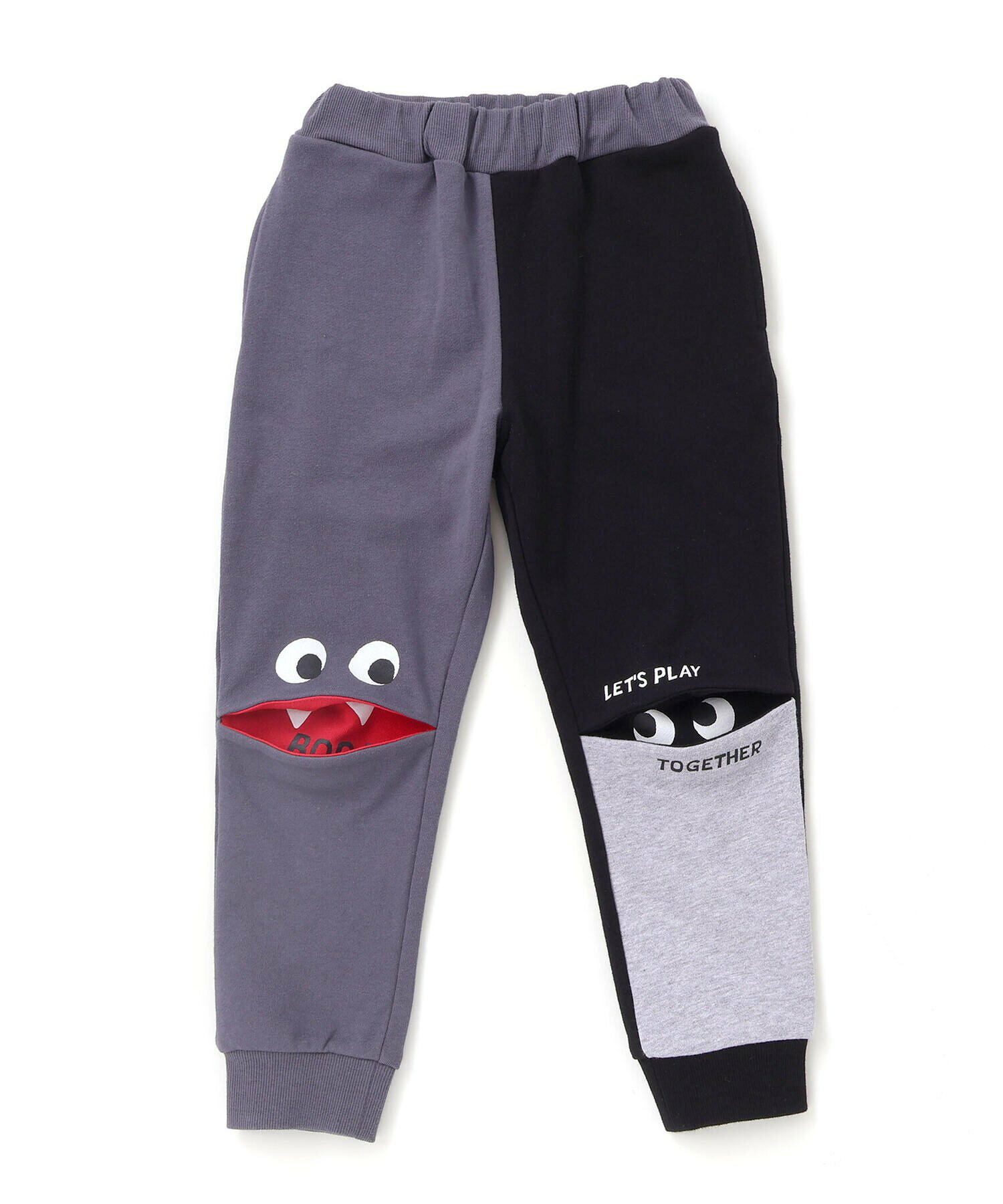 🆕【⭐訂購⭐】 🇯🇵日本直送 🌀撞色俏皮怪獸捉迷藏長褲［2款選］ 🌀[ELBA-0188][260304]