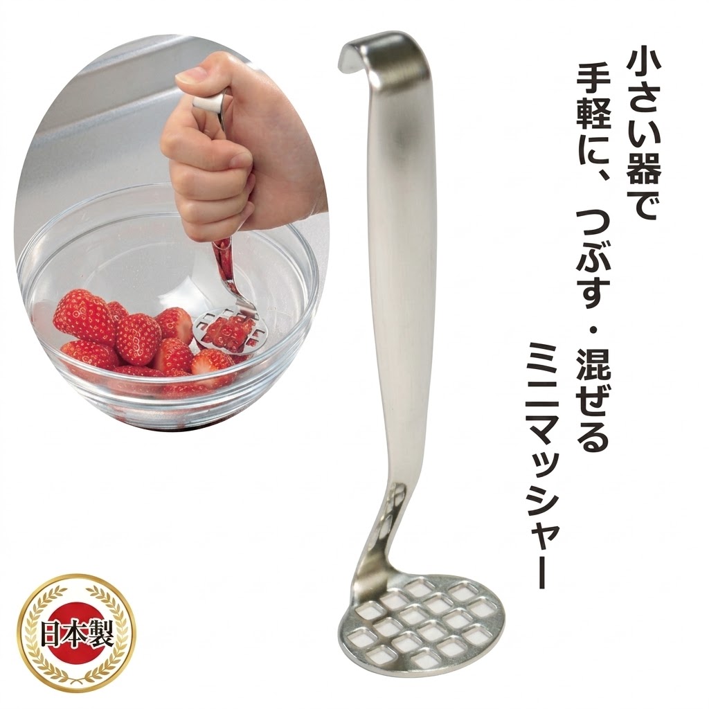 【現貨】🔥🔥【日本製《THREE SNOW》燕三条迷你不鏽鋼壓泥器】