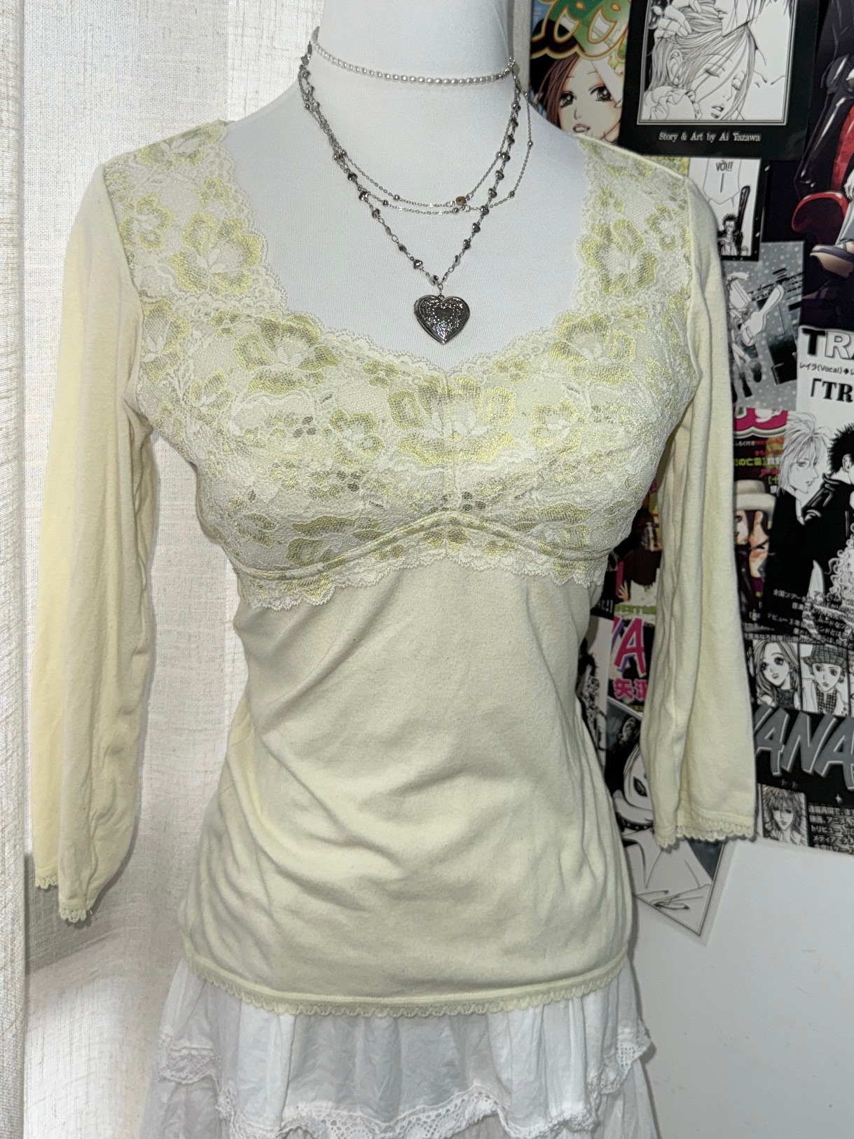 Romantic Vintage Floral Layered Set