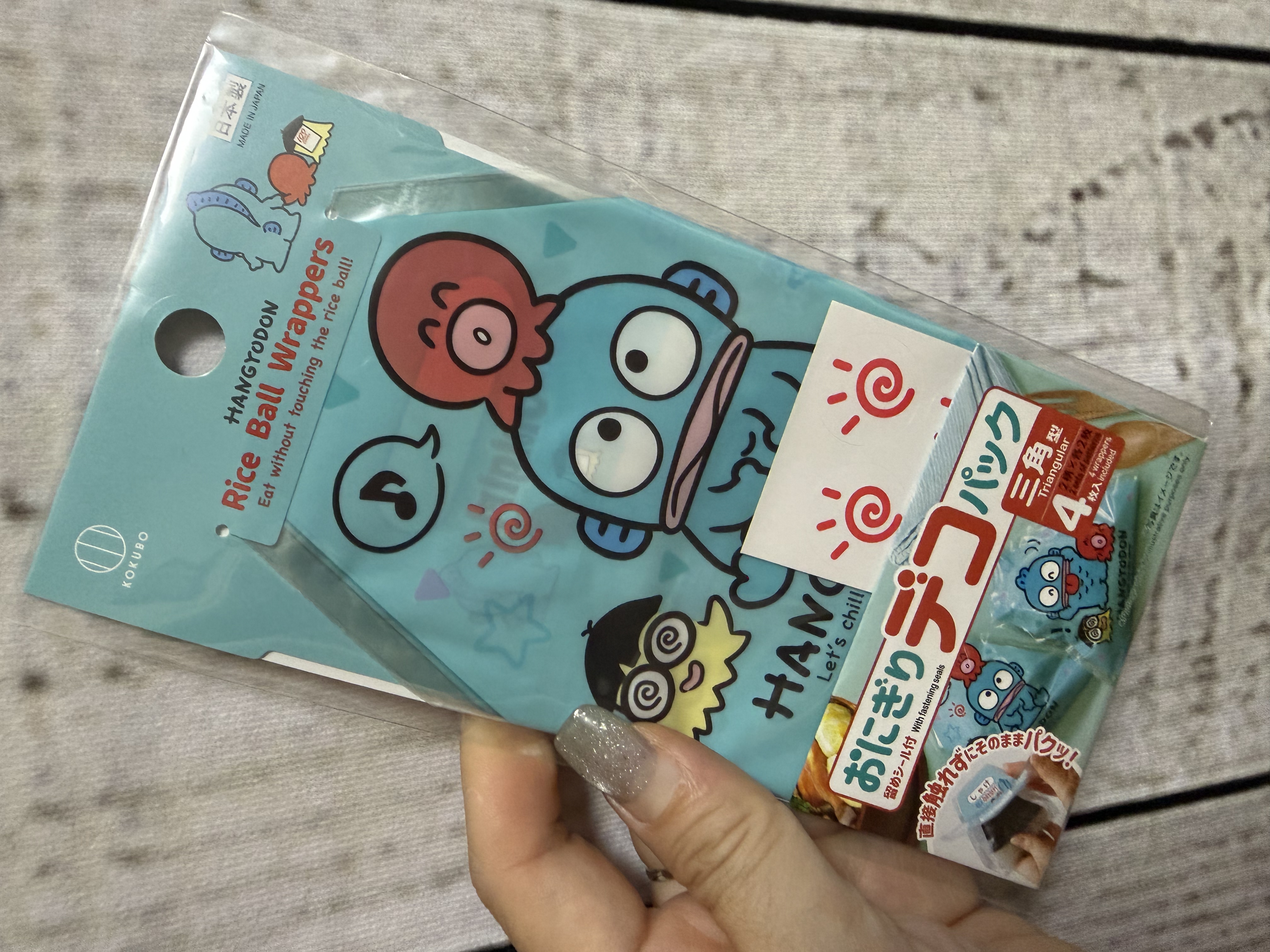 <門市現貨清貨 🈹>日本製Sanro飯糰包裝袋4枚