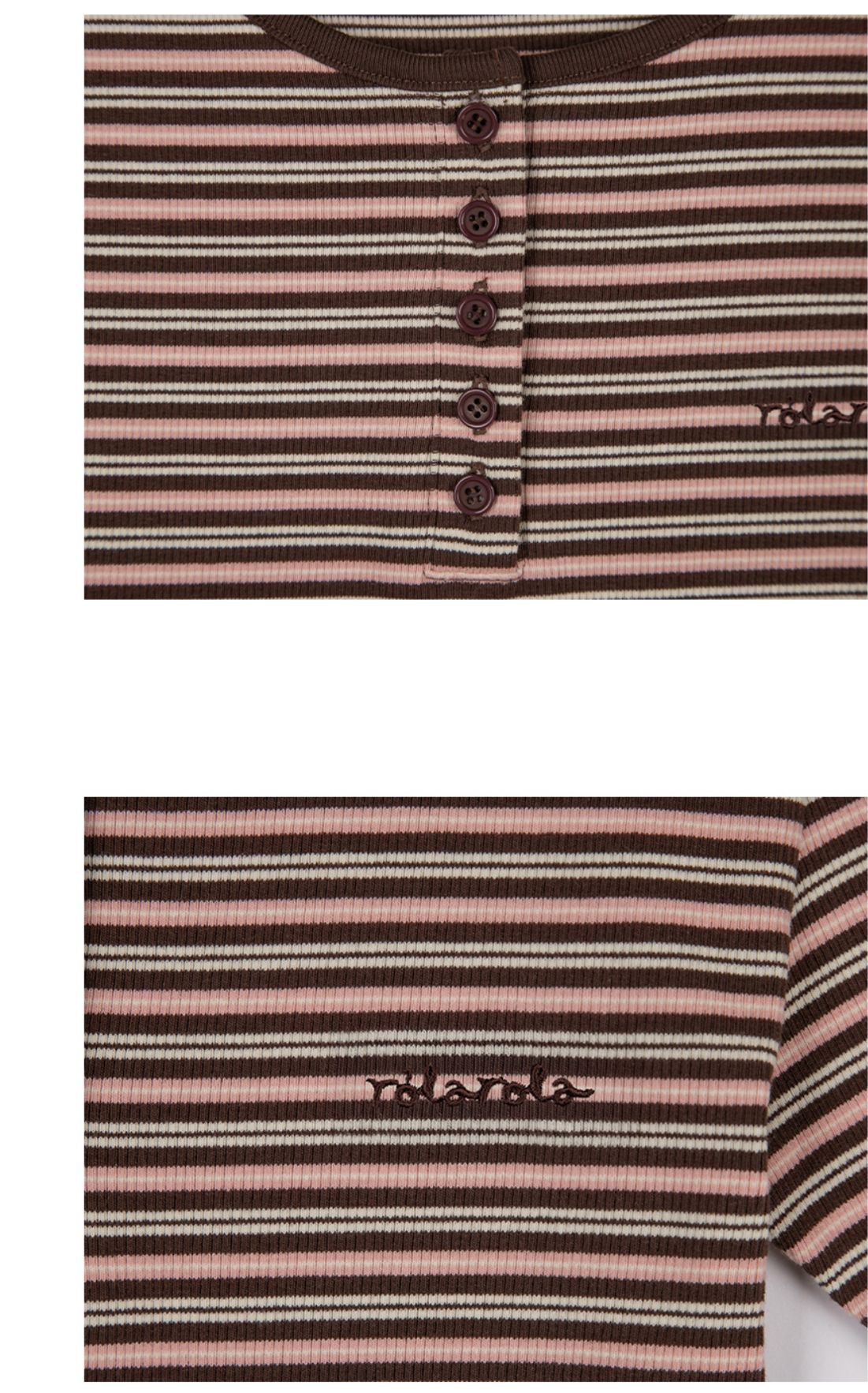 🎀Rolarola 🎀 SLIM FIT HENRYNECK HALF T-SHIRT 原價55000won 獨家折扣優惠