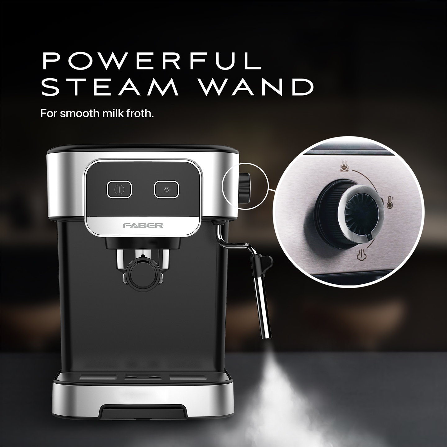 Faber 1.8L Retro Coffee Machine FCM 1815