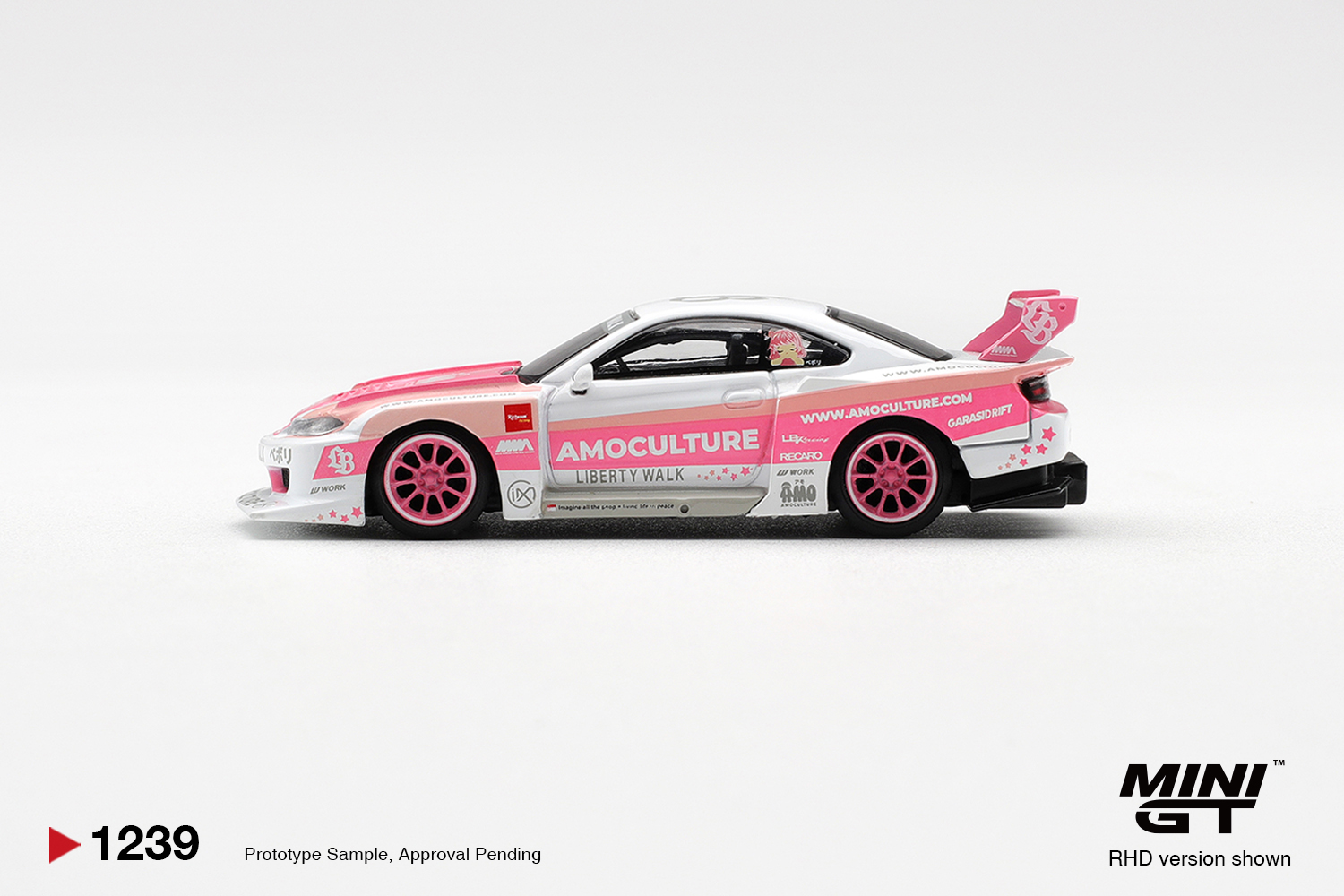 【現貨】MINI GT 1239 日產 NISSAN Silvia (S15) LB-Super Silhouette AMOCULTURE MINIGT