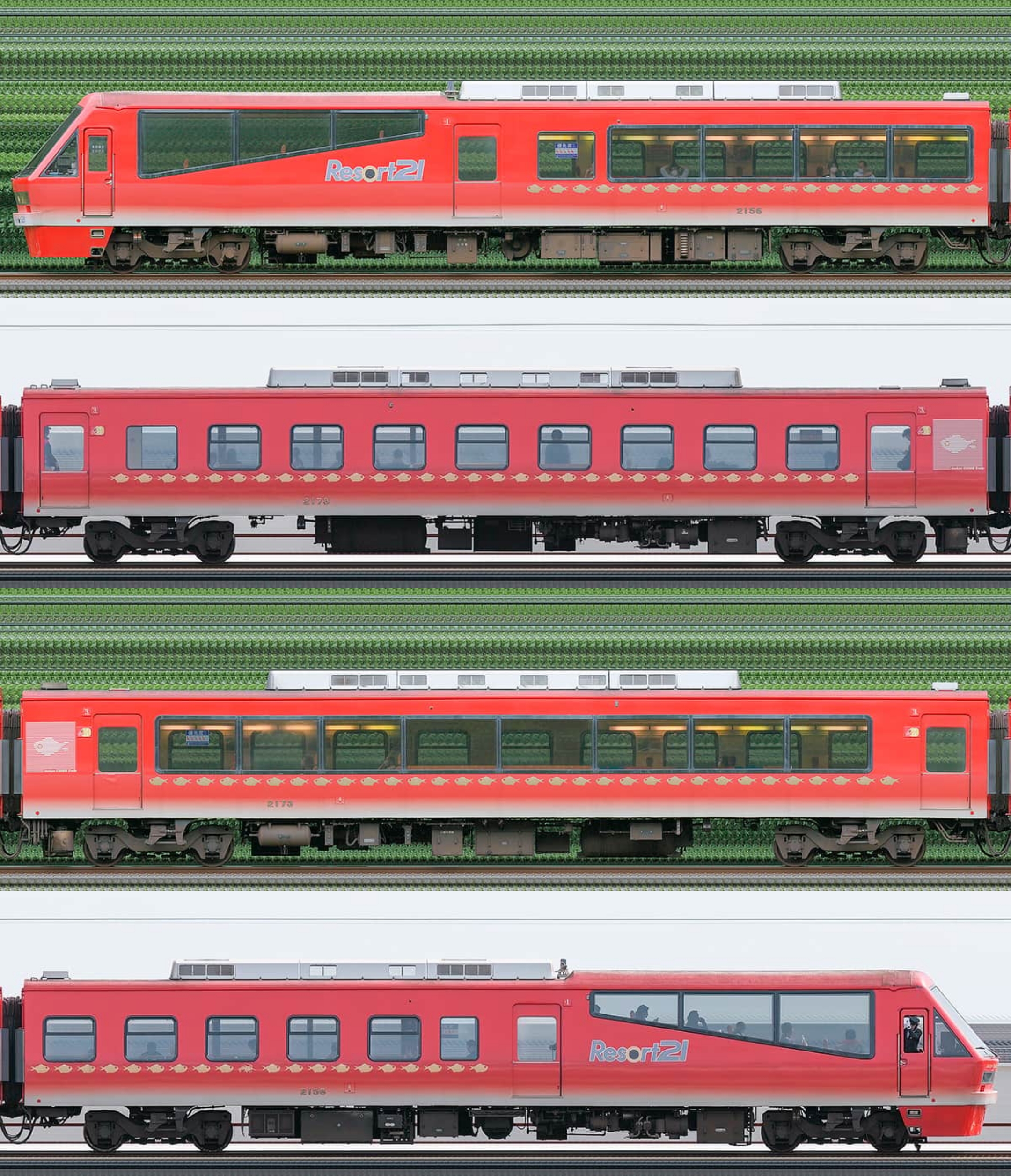 邁向21世紀的鐵道車輛」伊豆金目鯛電車