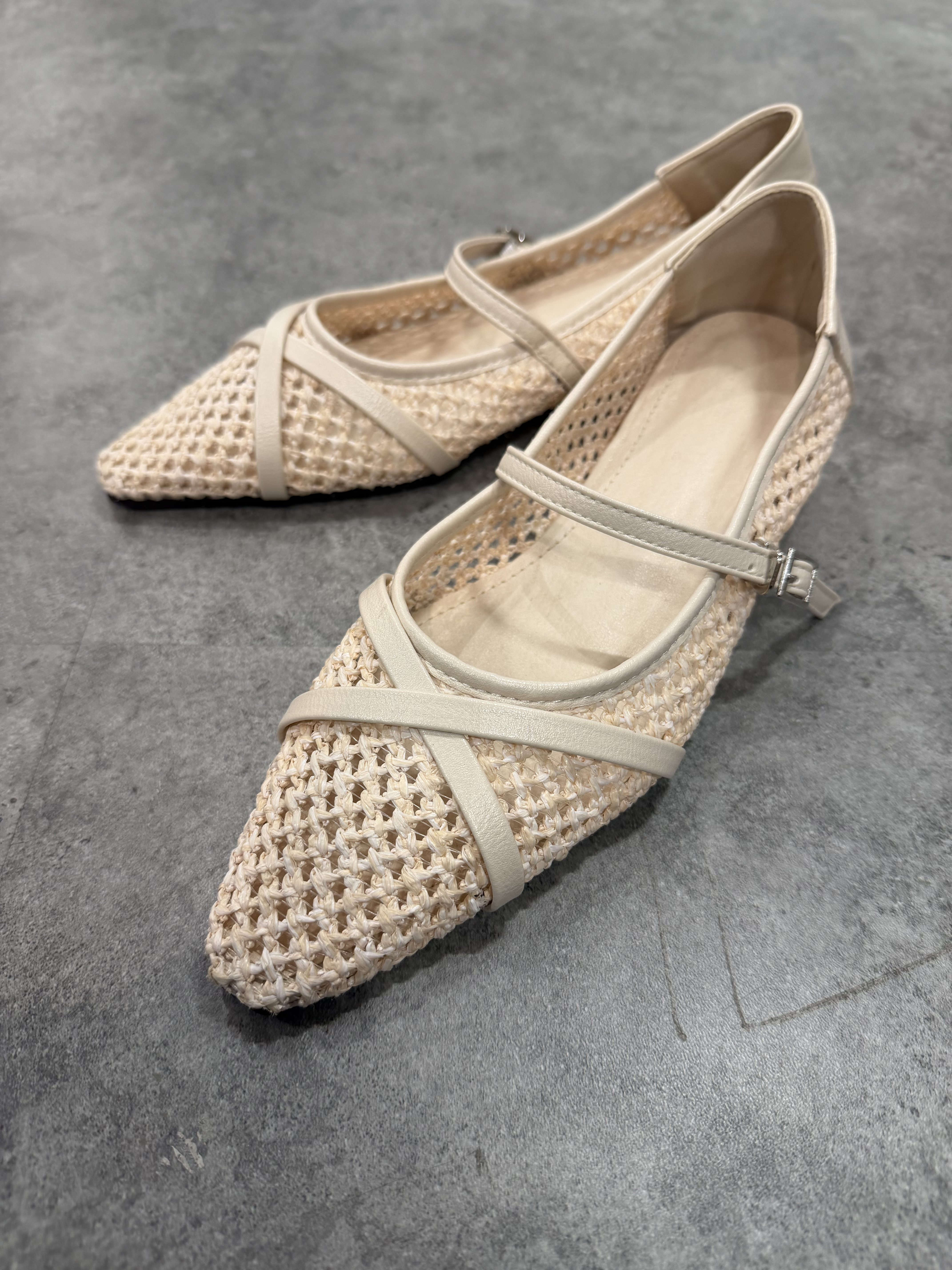 復古編織瑪麗珍鞋