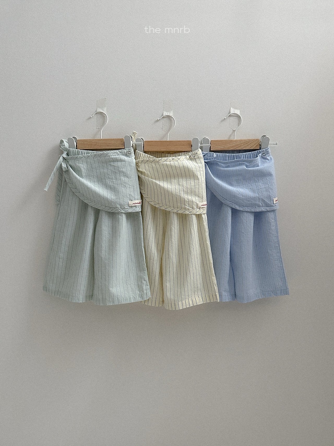 Minirobe | stripe pants (Mint/Blue)