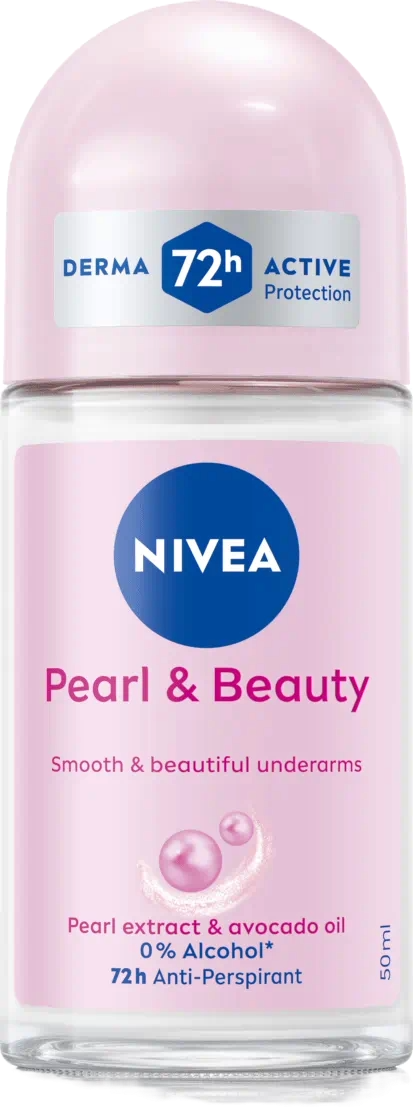 NIVEA Deodorant Roll On 50ml Pearl Beauty