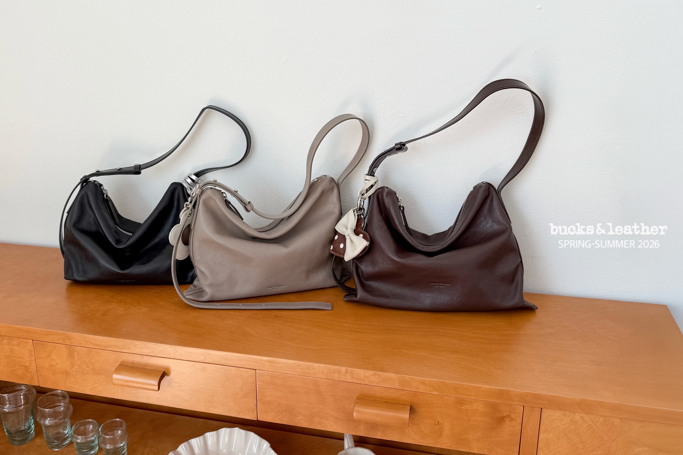 【熱賣款】預訂_慵懶風單肩 Day Shoulder Small By Bucks & leather
