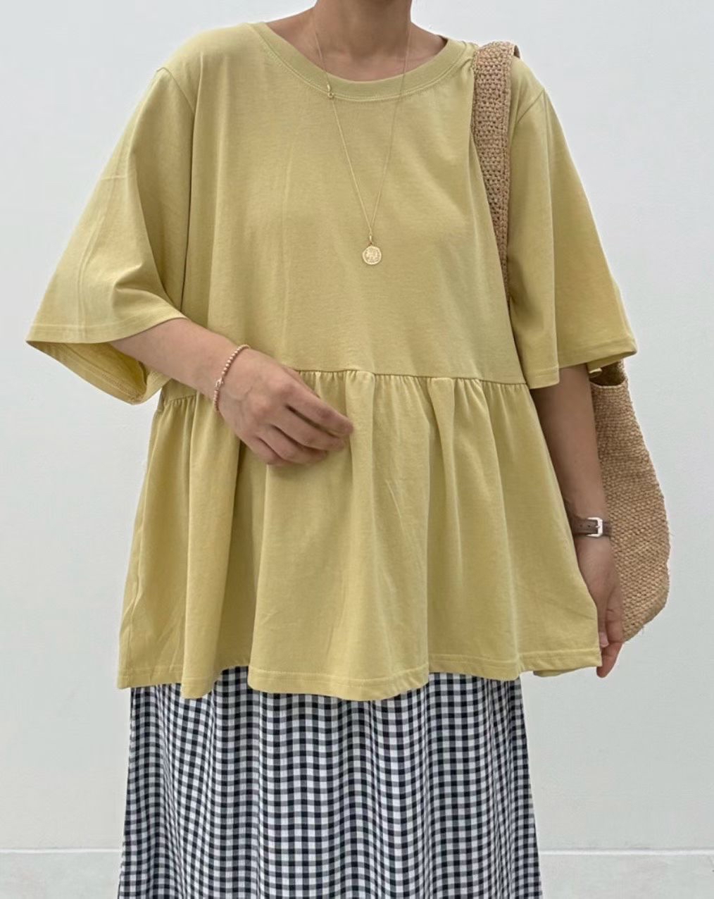 221443 淨色娃娃Tee