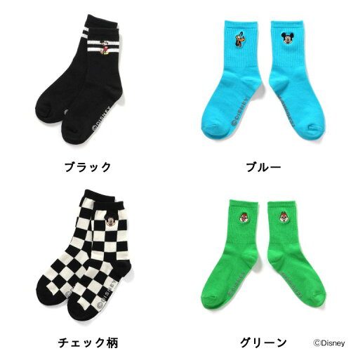 🆕【⭐訂購⭐】🇯🇵日本直送🌀#Disney 卡通人物刺繡圖案 中筒襪［8款選］🌀[ELAA-0237][260214]