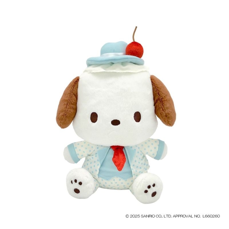 🌸 【預訂】Pochacco公仔 - Sky Blue Cherry Cake