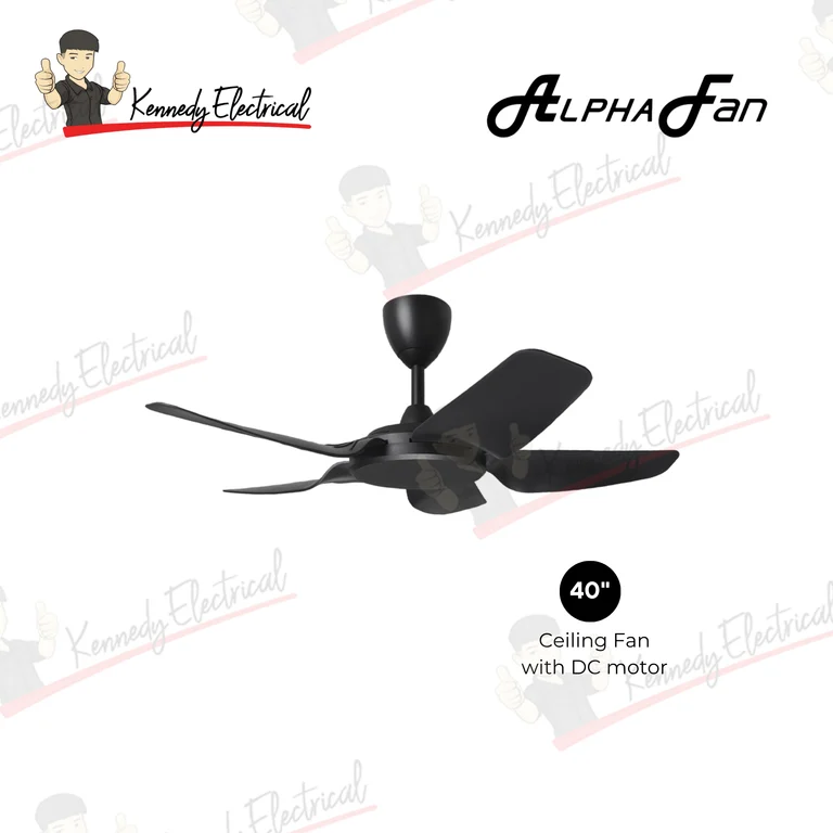 Alpha 40" Prima DC Motor ABS Ceiling Fan (PRIMA-5B)