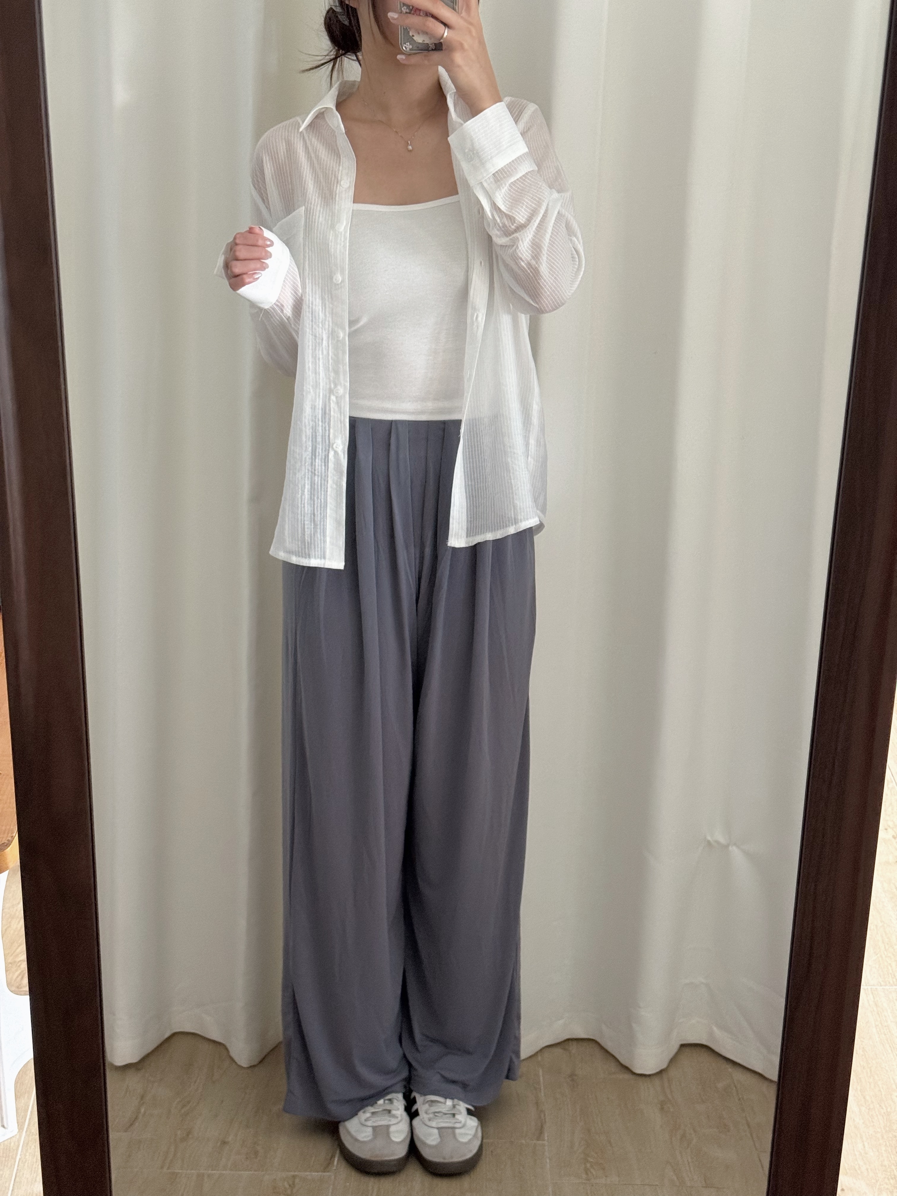 [夏天最愛!]超垂感涼爽休閑長褲(四色入)