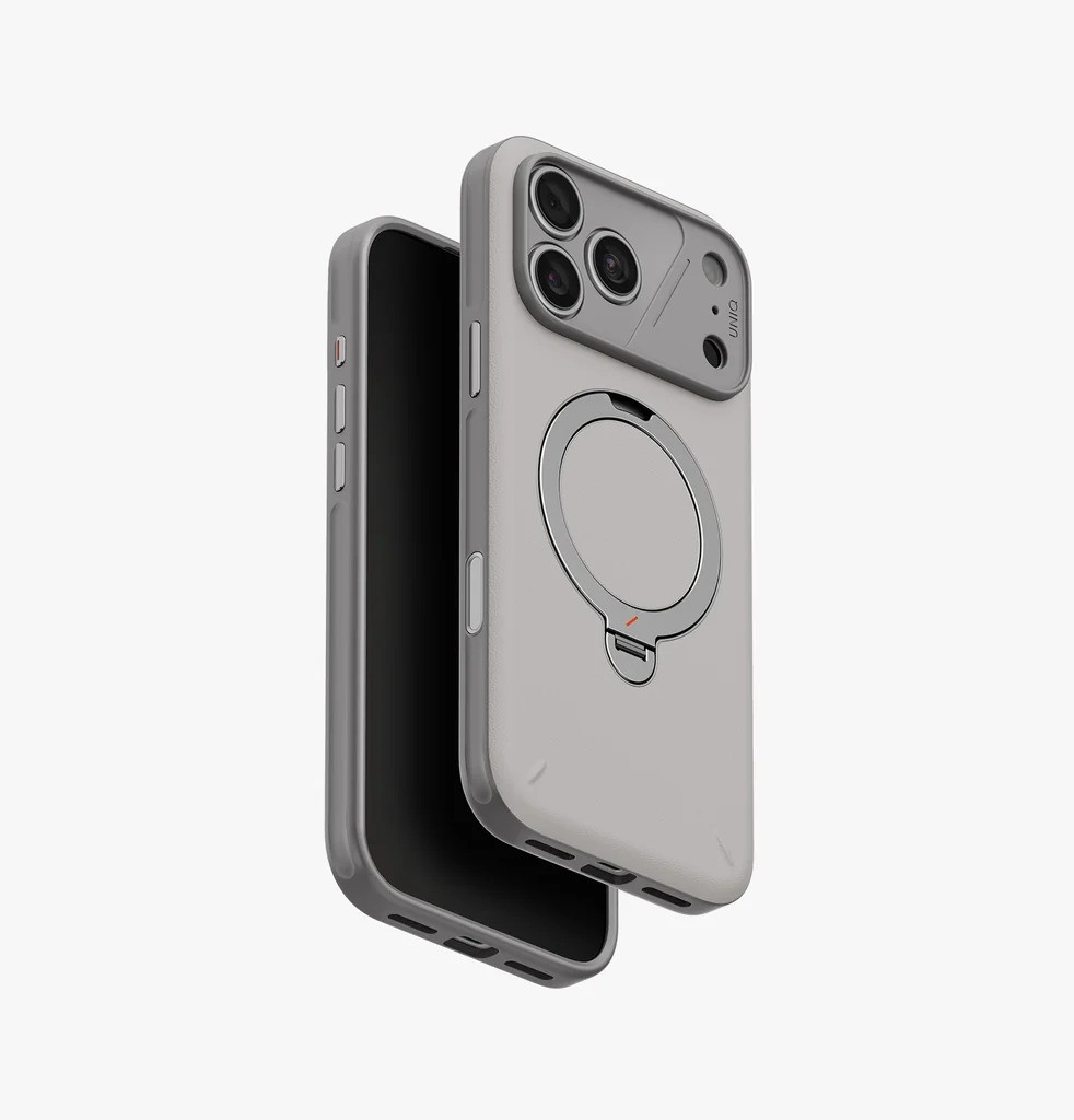 [全港免運] - UNIQ Elix 360 Kickstand Leather Case For iPhone 18 Pro 系列 [4色選擇]