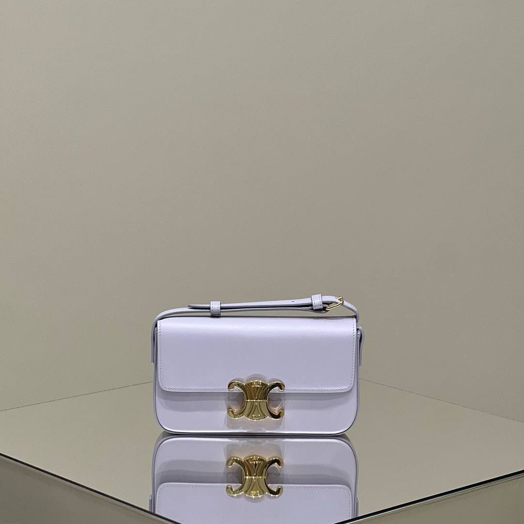 🔥大货实拍图 𝗖𝗘𝗟𝗜𝗡𝗘 ♥ 𝗧𝗥𝗜𝗢𝗠𝗣𝗛𝗘 𝗦𝗛𝗢𝗨𝗟𝗗𝗘𝗥 𝗕𝗔𝗚 型号：194143 尺寸：20*10*4cm