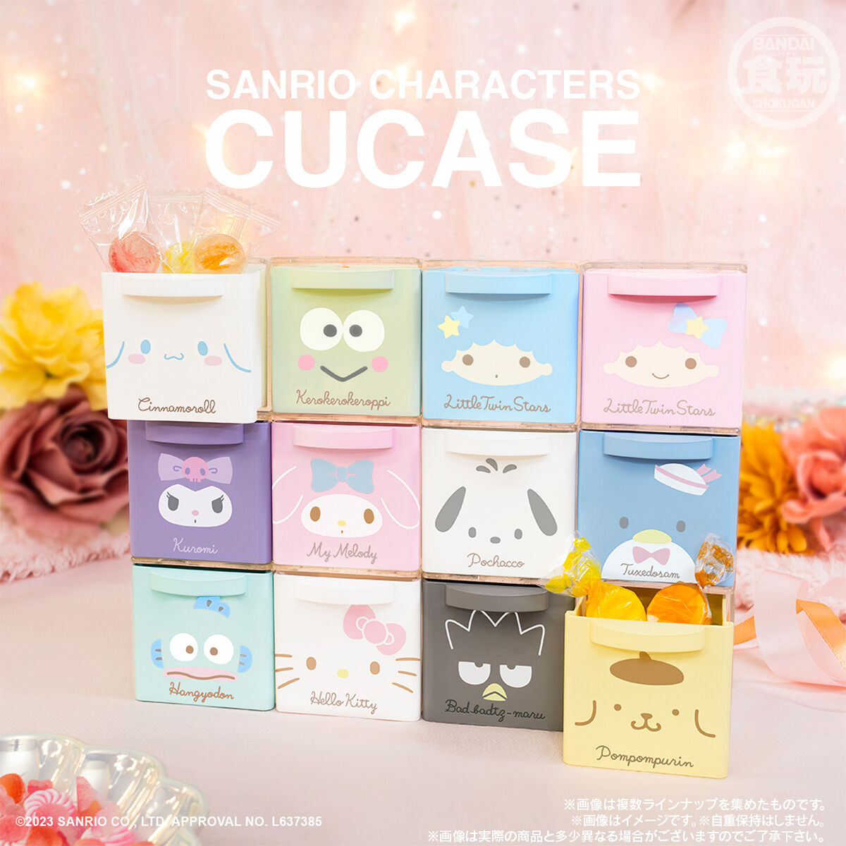 現貨 BANDAI 食玩 SANRIO系列 角色小盒子 SANRIO CHARACRTERS CUCASE