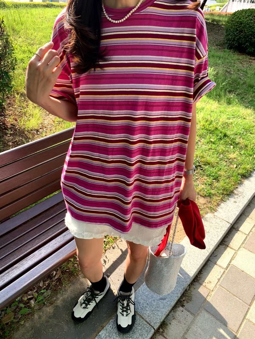 🇰🇷東大門女裝 | stripe T