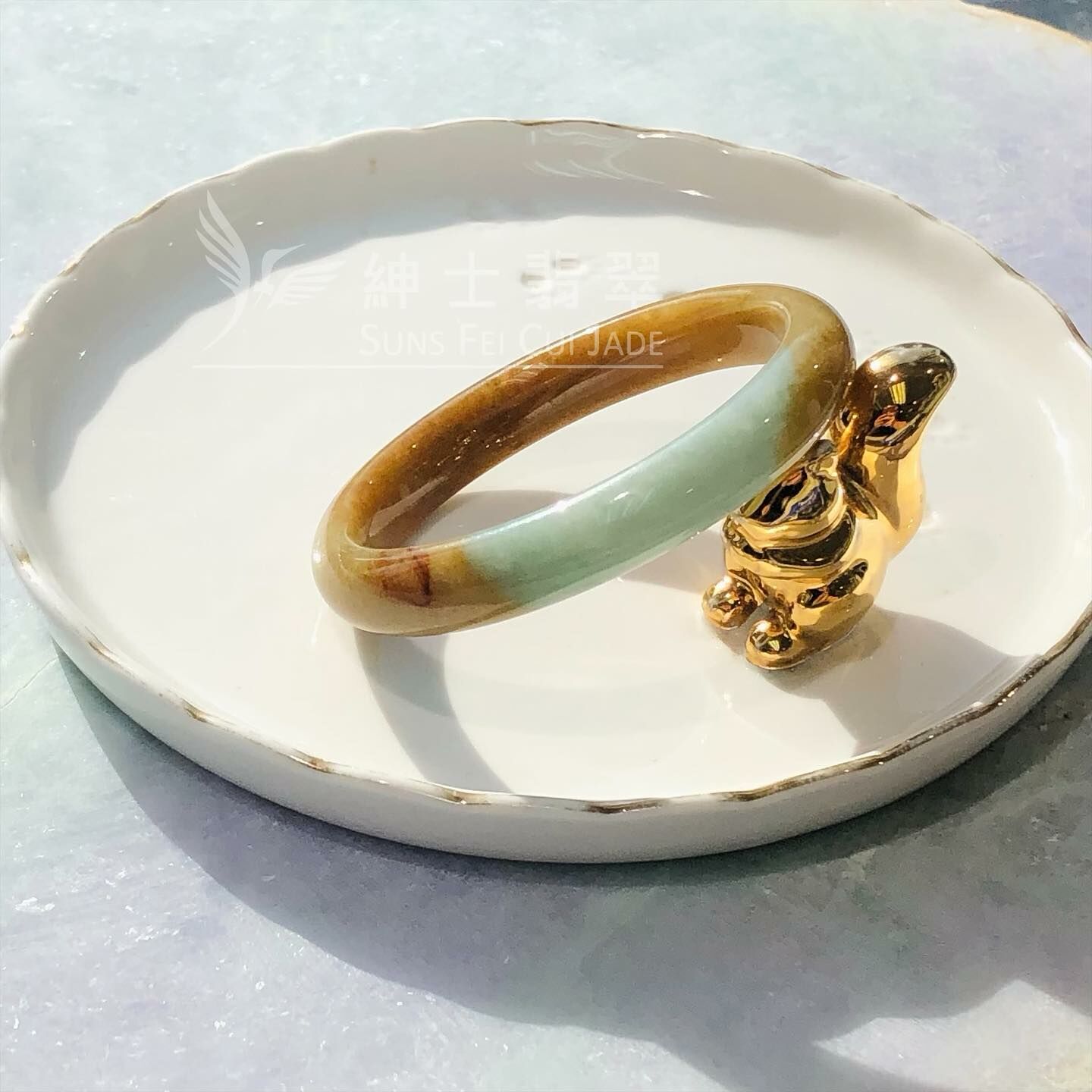 大馬坎翡色貴妃鐲52mm