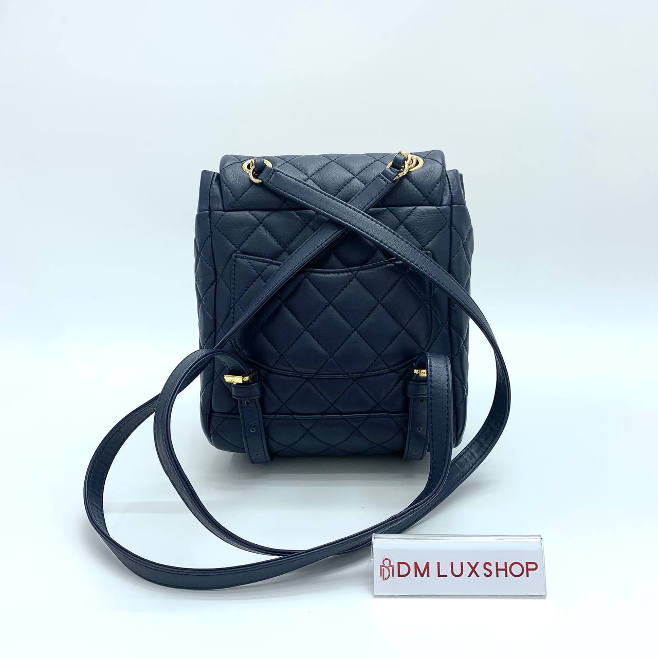Chanel Navy Blue Urban Spirit Backpack GHW (Serial 26, Y: 2019)