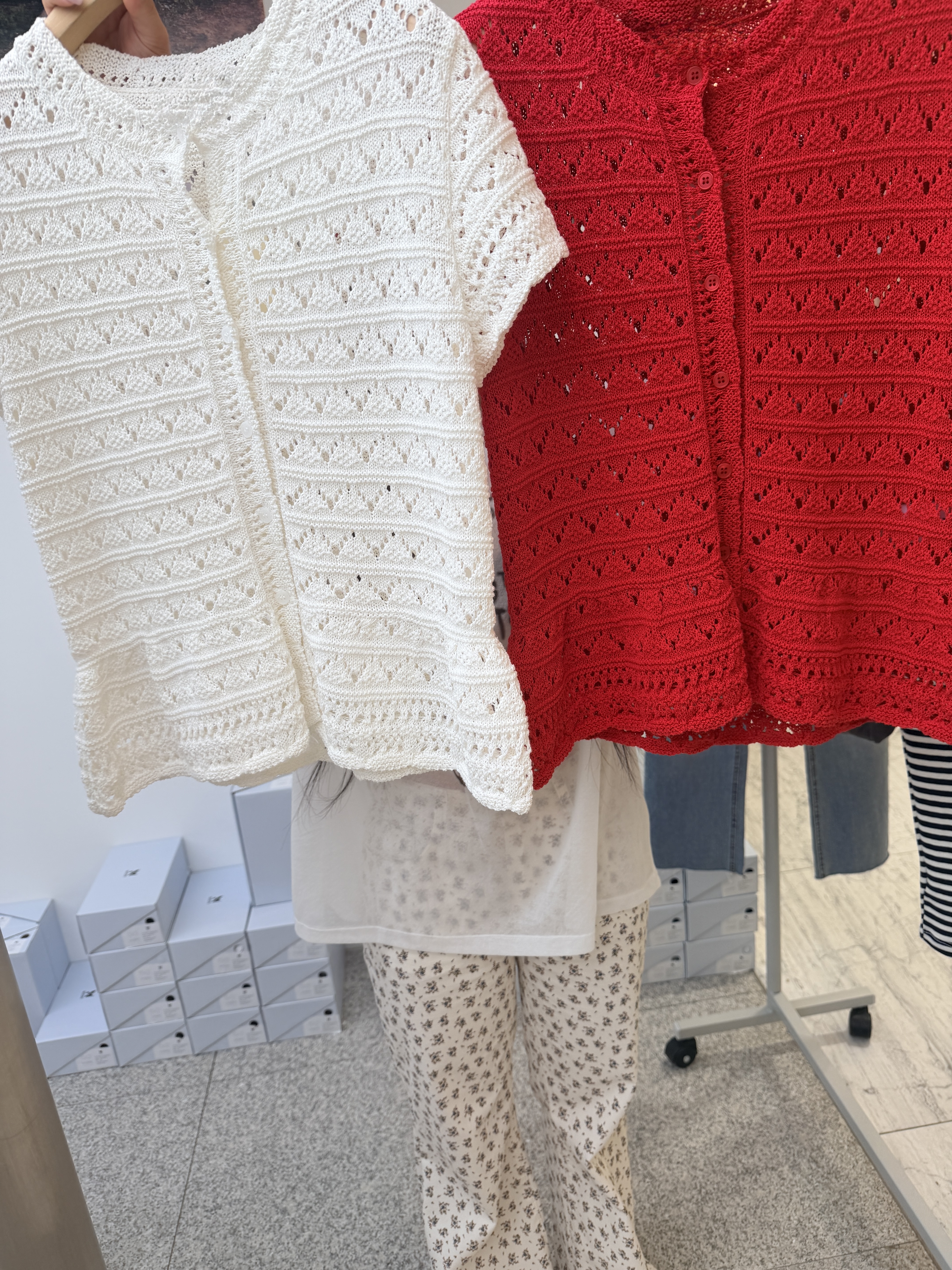 Details knit cardigan 