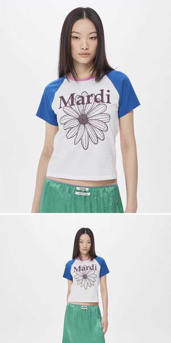 預訂 Mardi 插肩短款短袖Tee [貨號26C015]