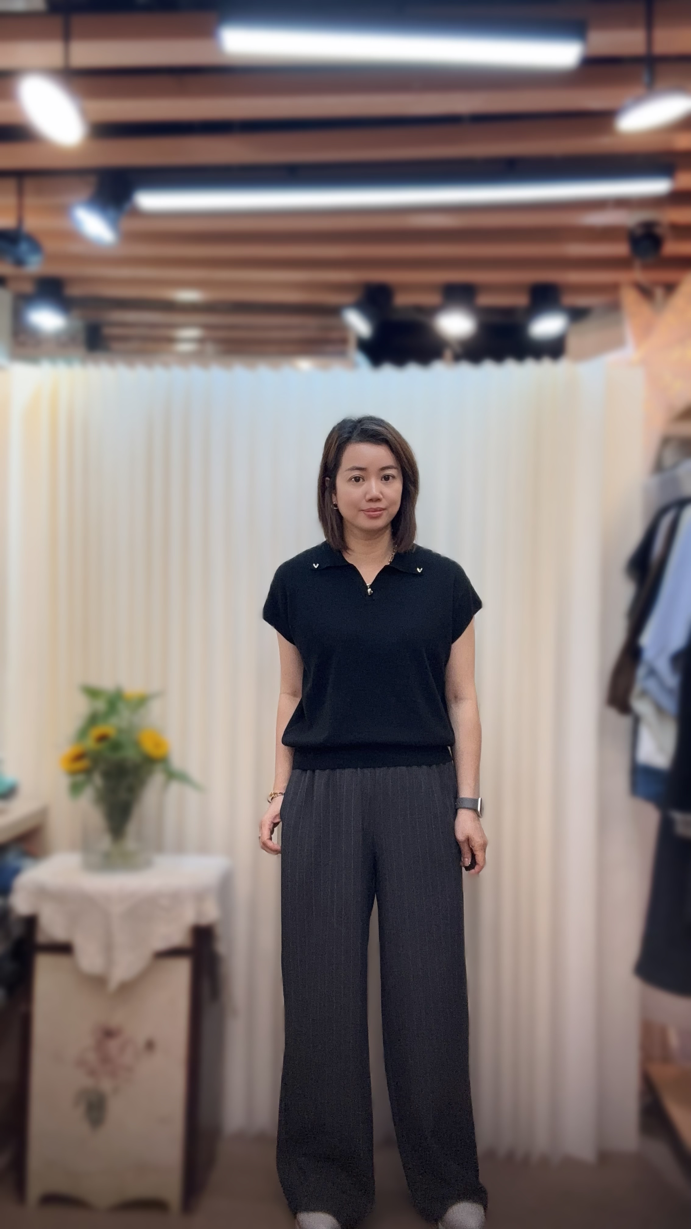 滑身纖維反領衫 J329 847889249