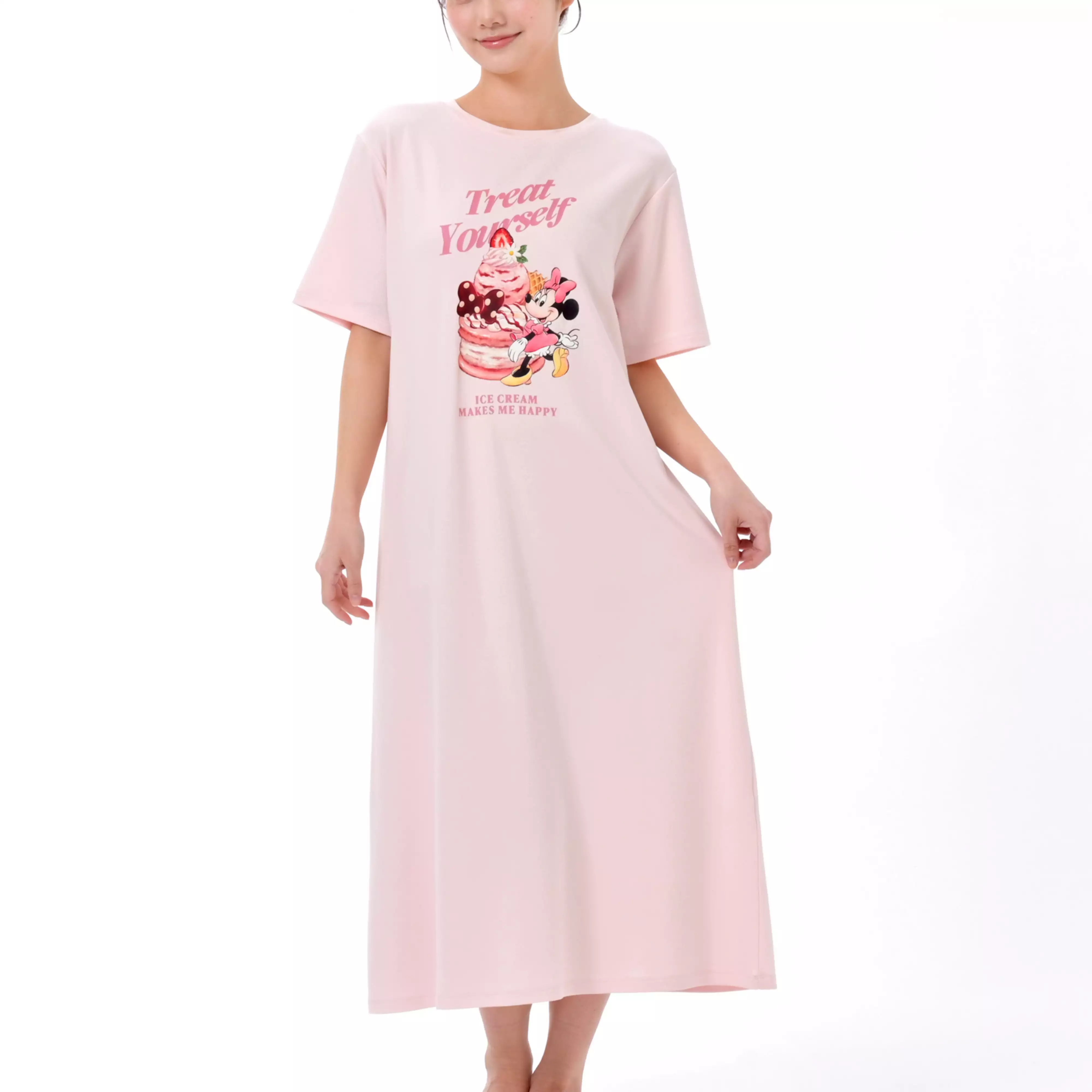 🌸 【預訂】Minnie 短袖睡衣裙 - Disney Cool Goods
