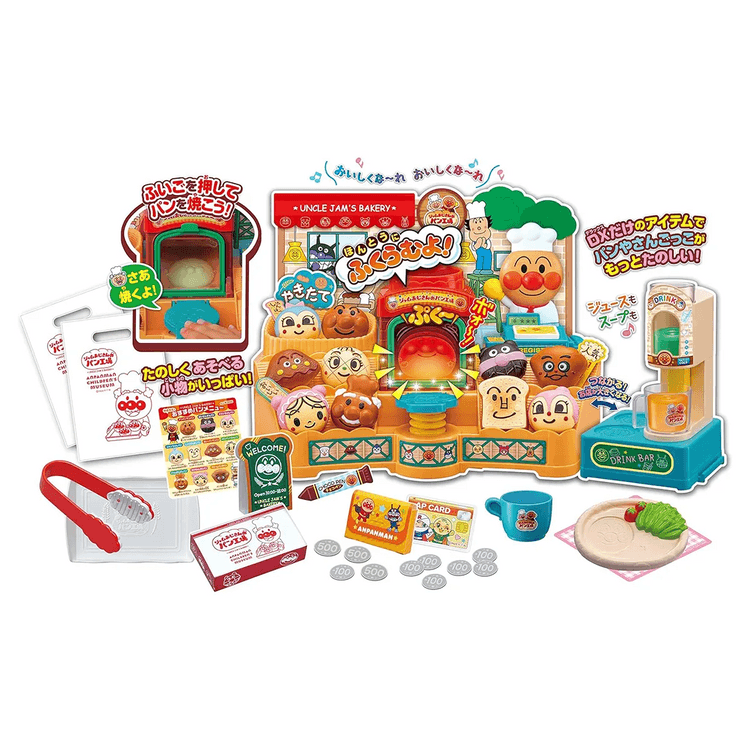 麵包超人Anpanman麵包工廠DX 兒童角色扮演玩具 烘焙麵包店互動套裝